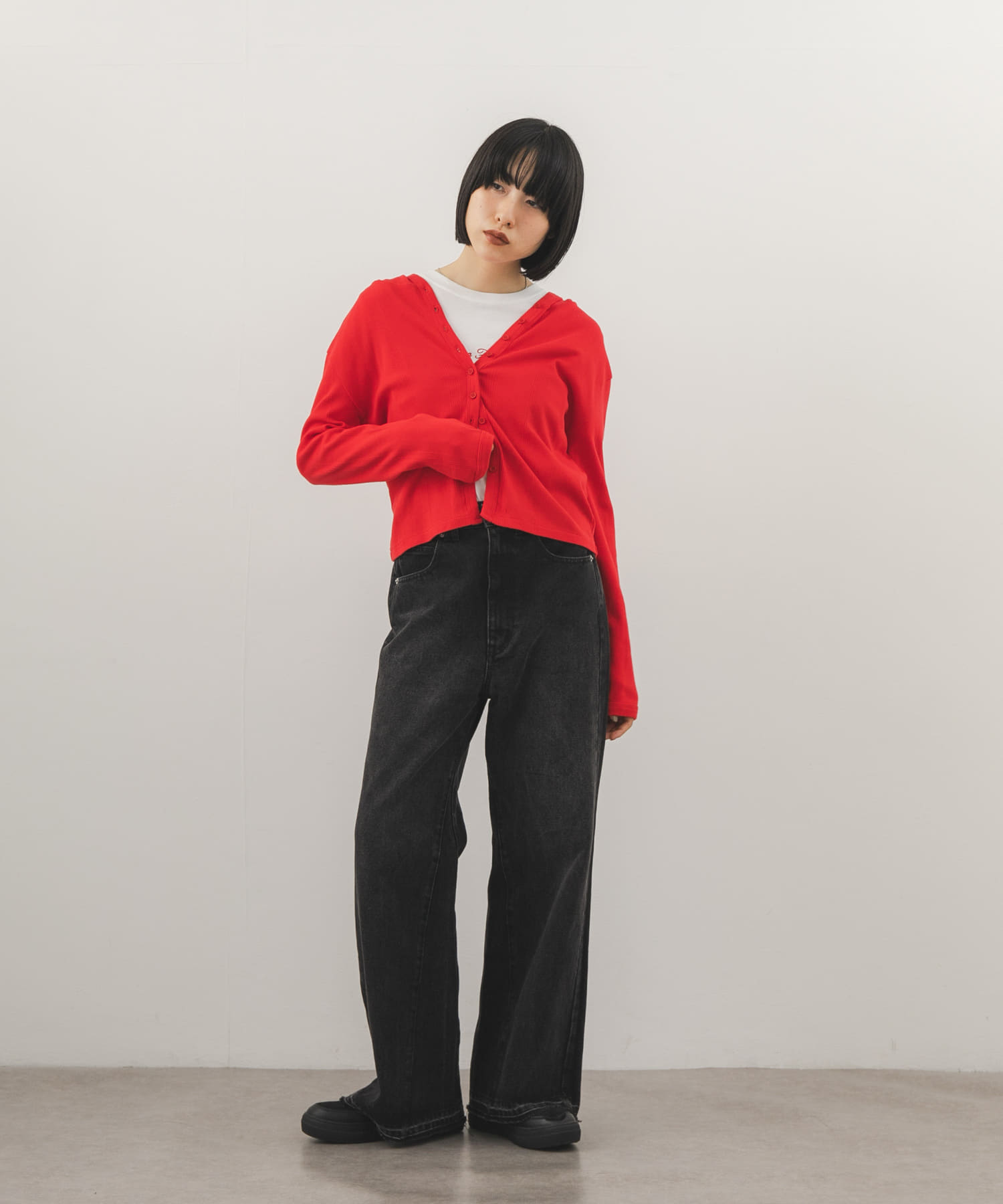 身長：160cm サイズ：one