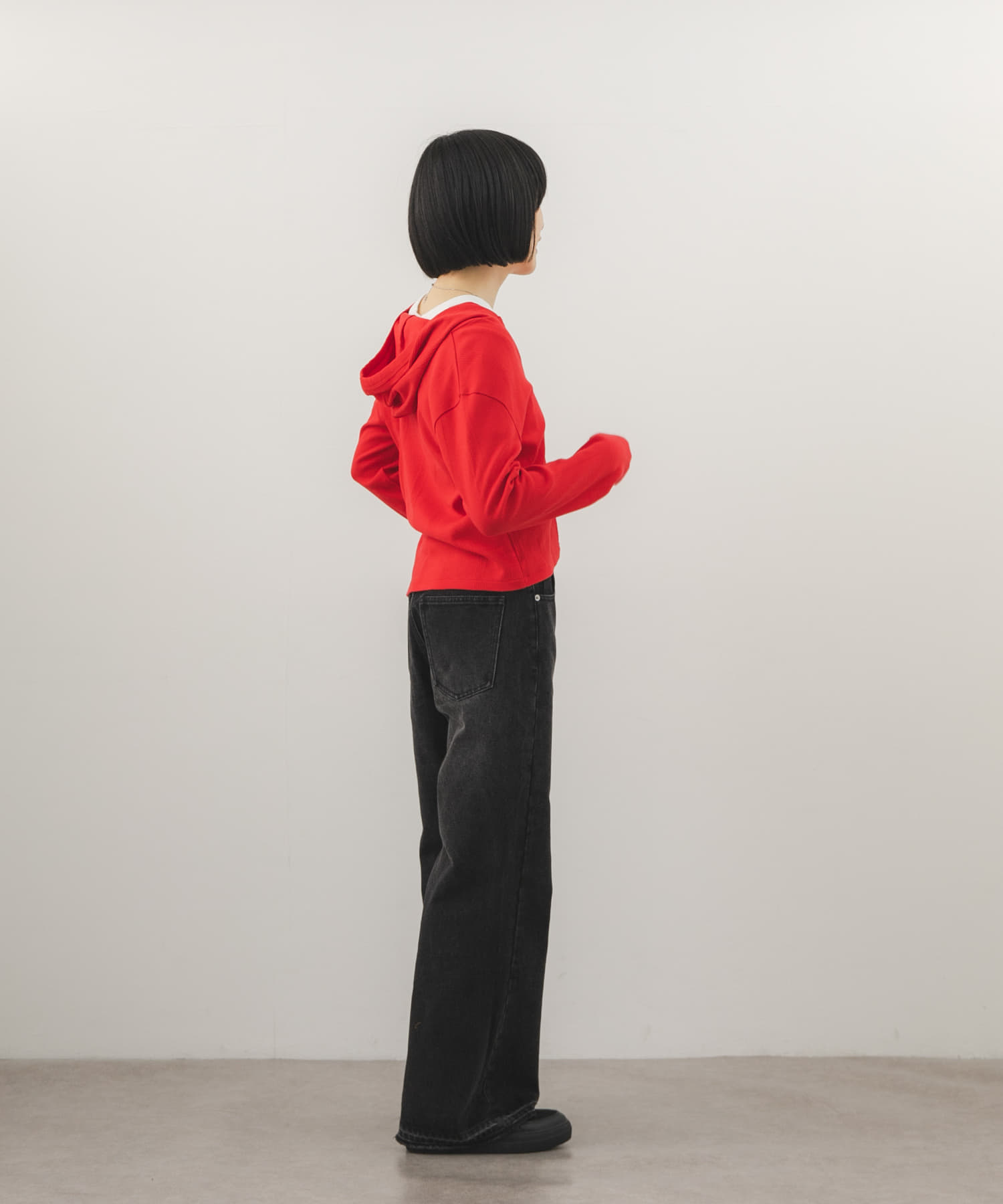 身長：160cm サイズ：one