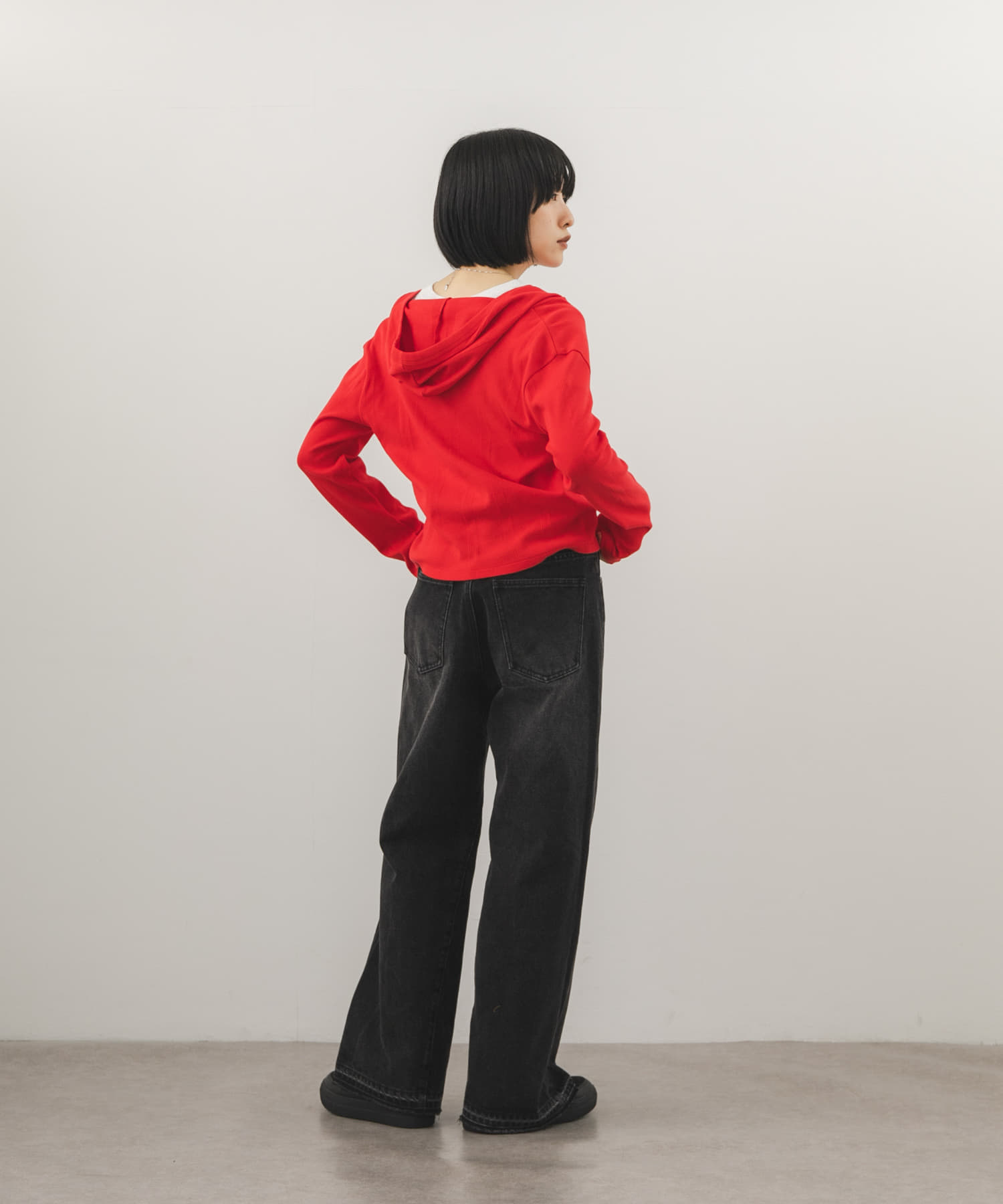 身長：160cm サイズ：one