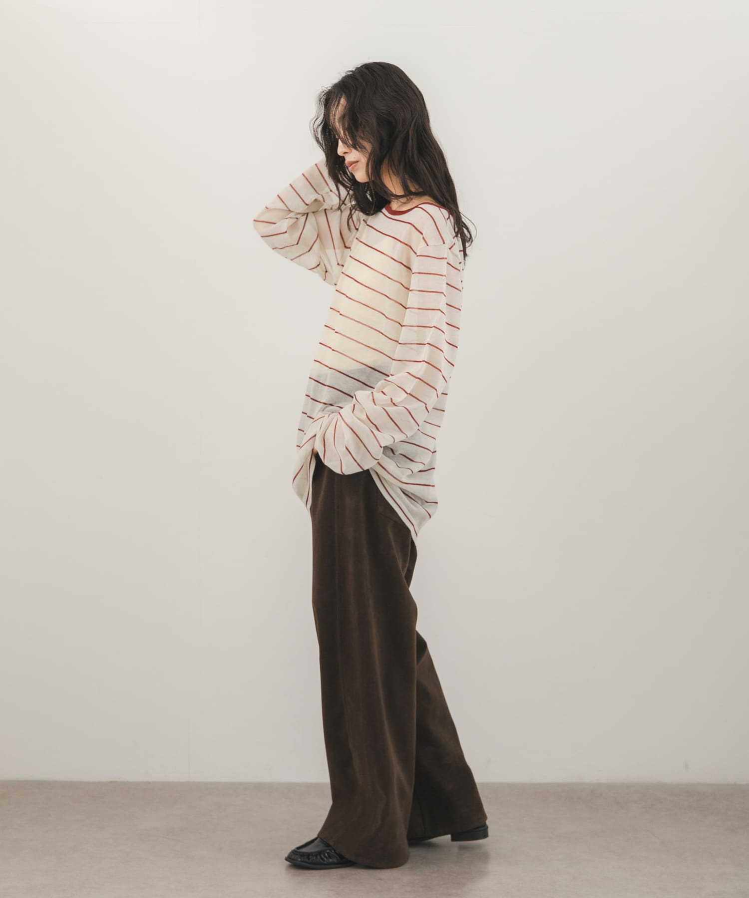 身長 : 163cm サイズ : one