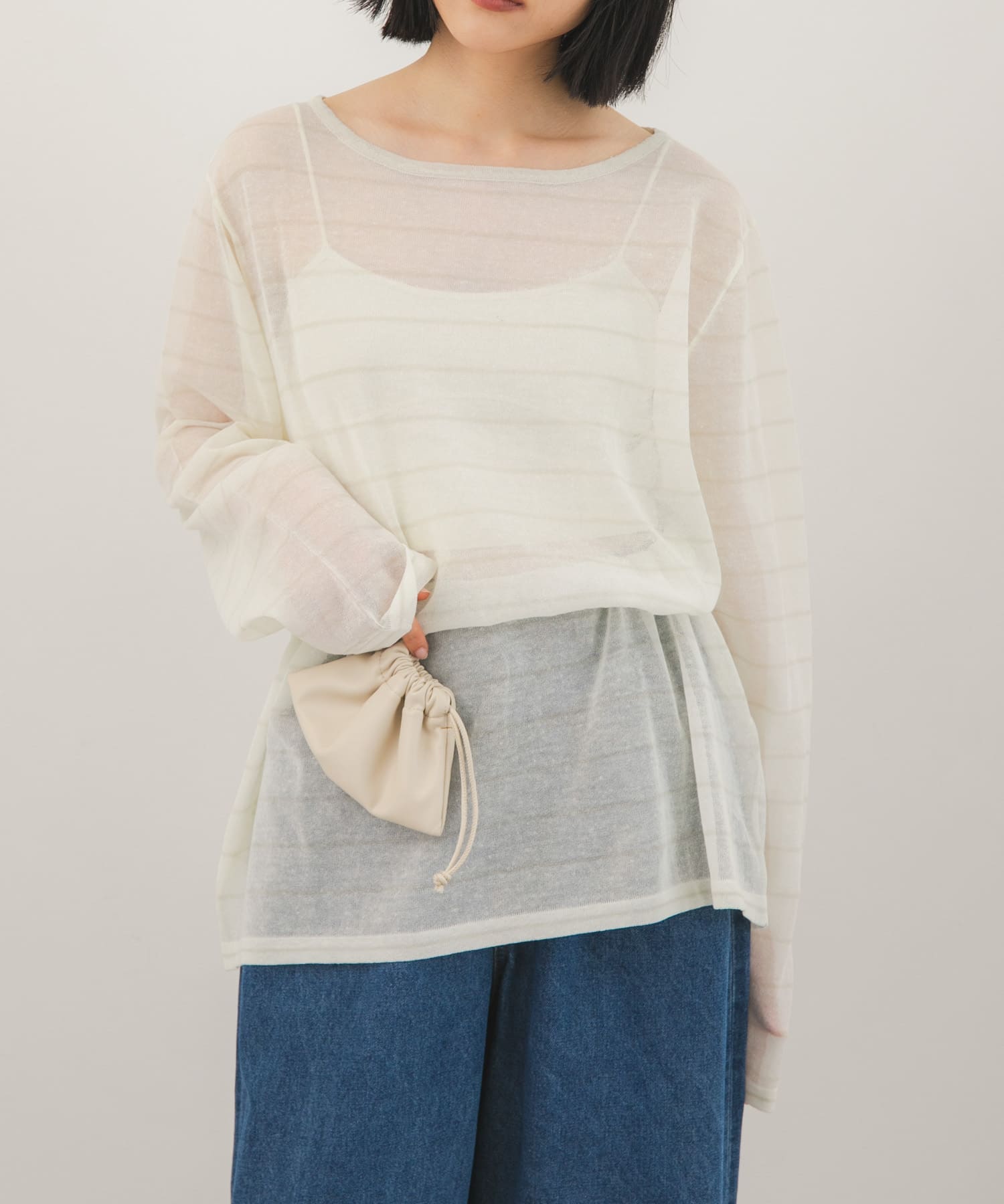 身長 : 160cm サイズ : one