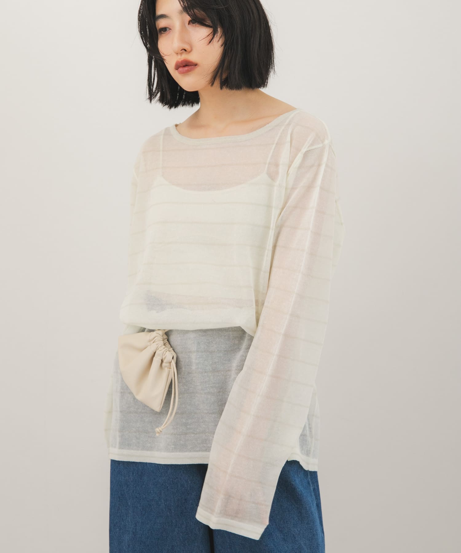 身長 : 160cm サイズ : one