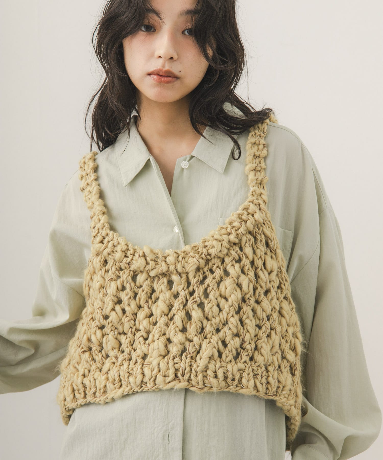 身長：163cm サイズ：one