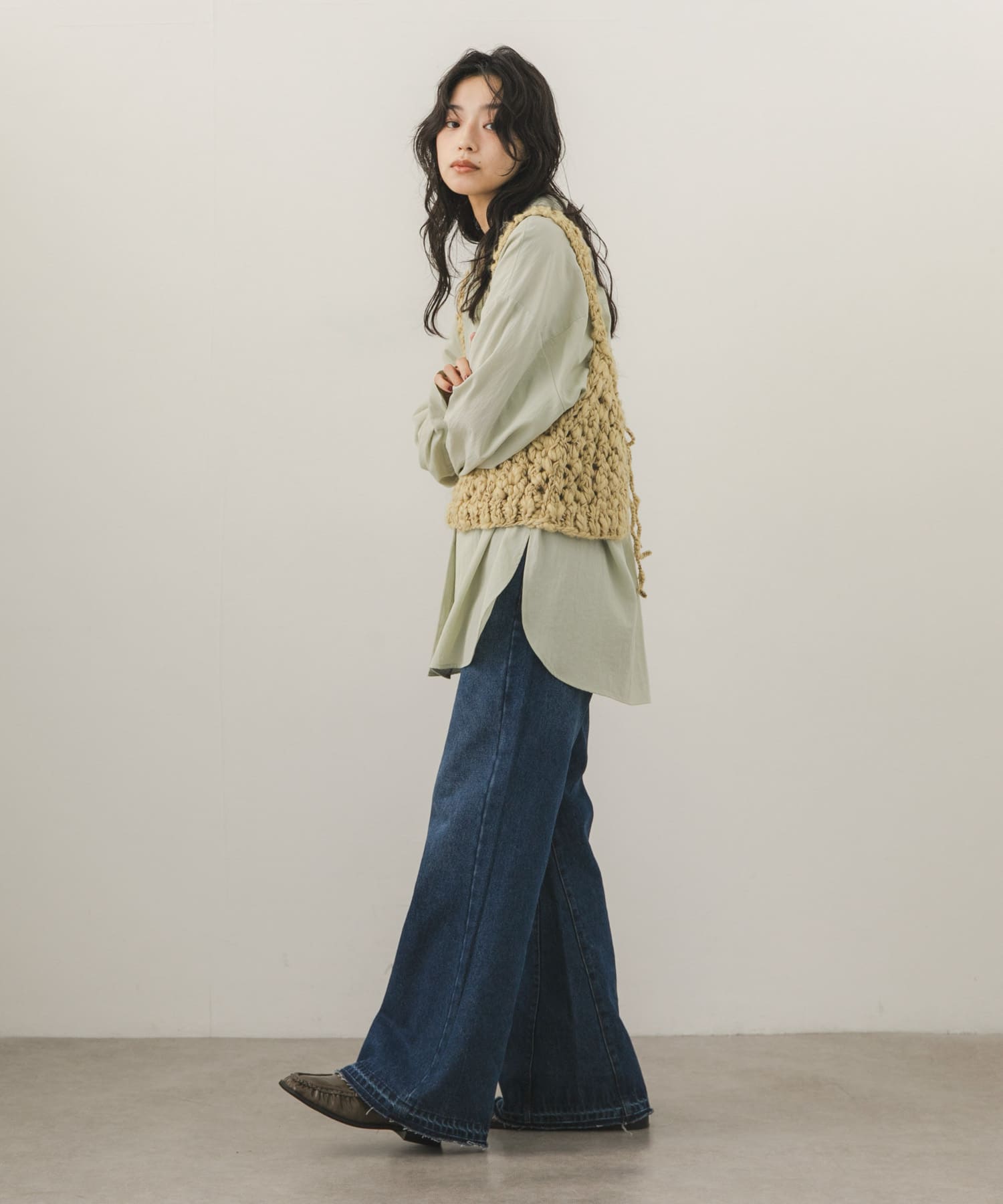 身長：163cm サイズ：one