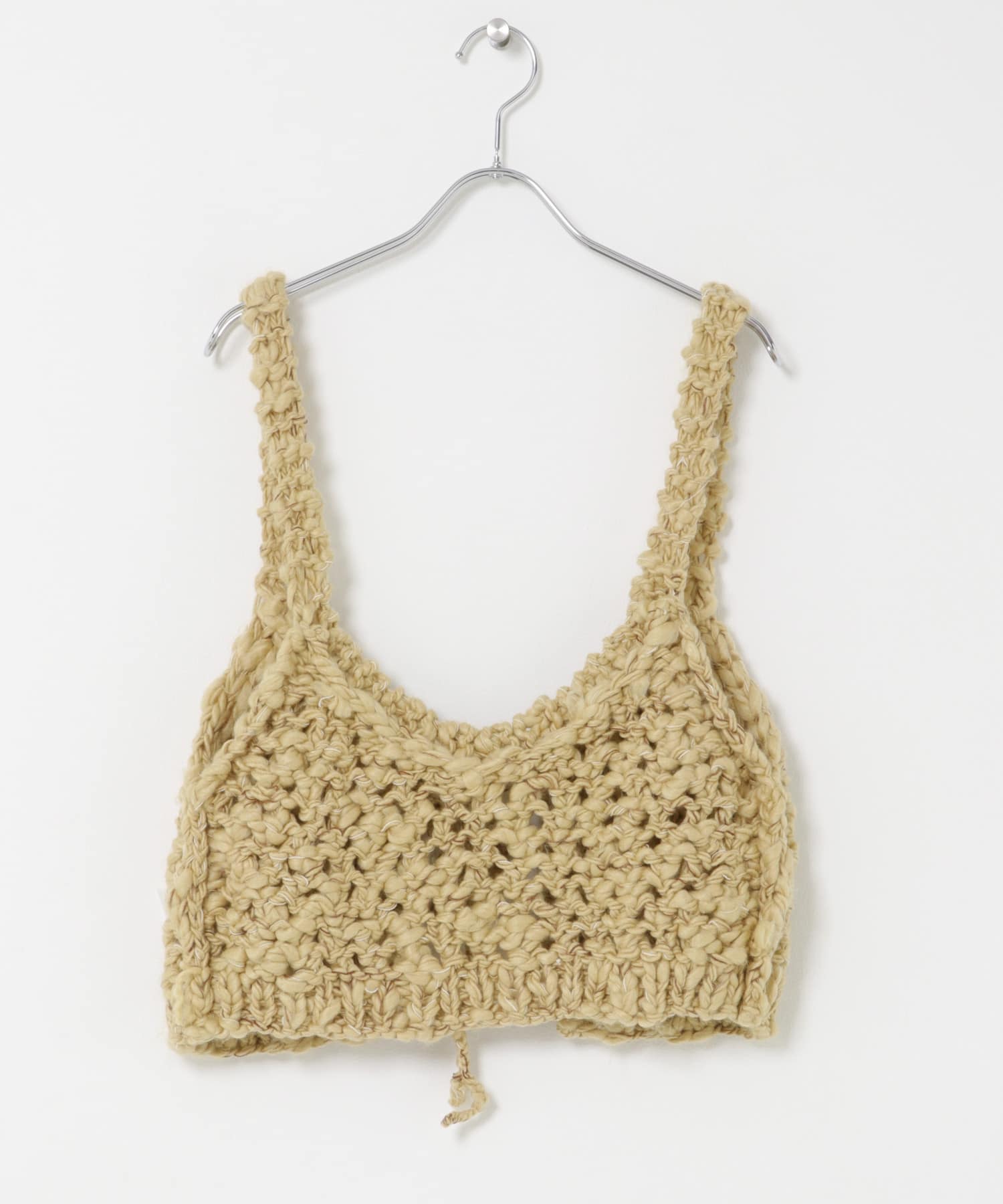 ハンドニットビスチェ BEIGE One