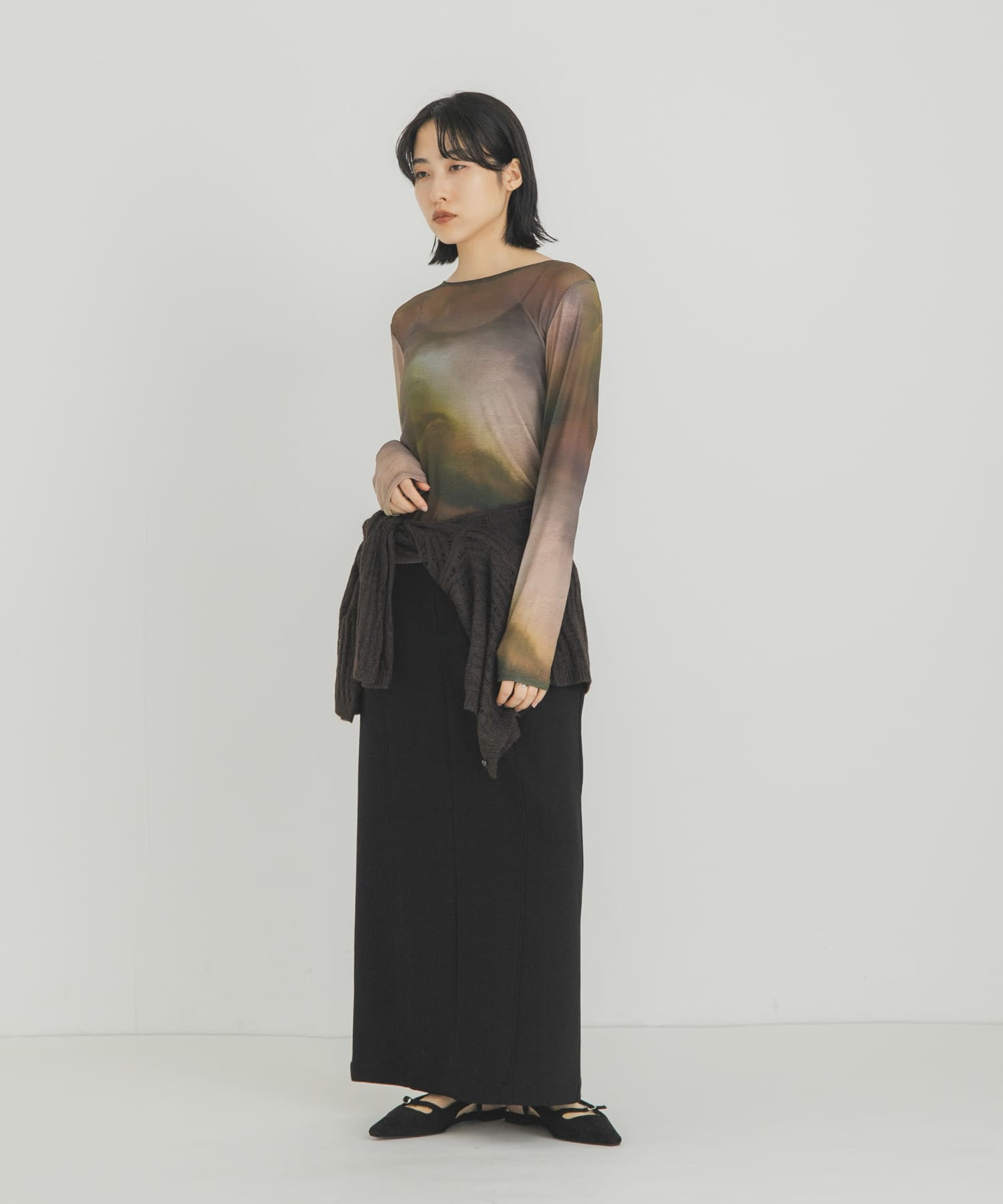 ニットカーディガンSETシアートップス(One BRN×BRN): トップス｜URBAN