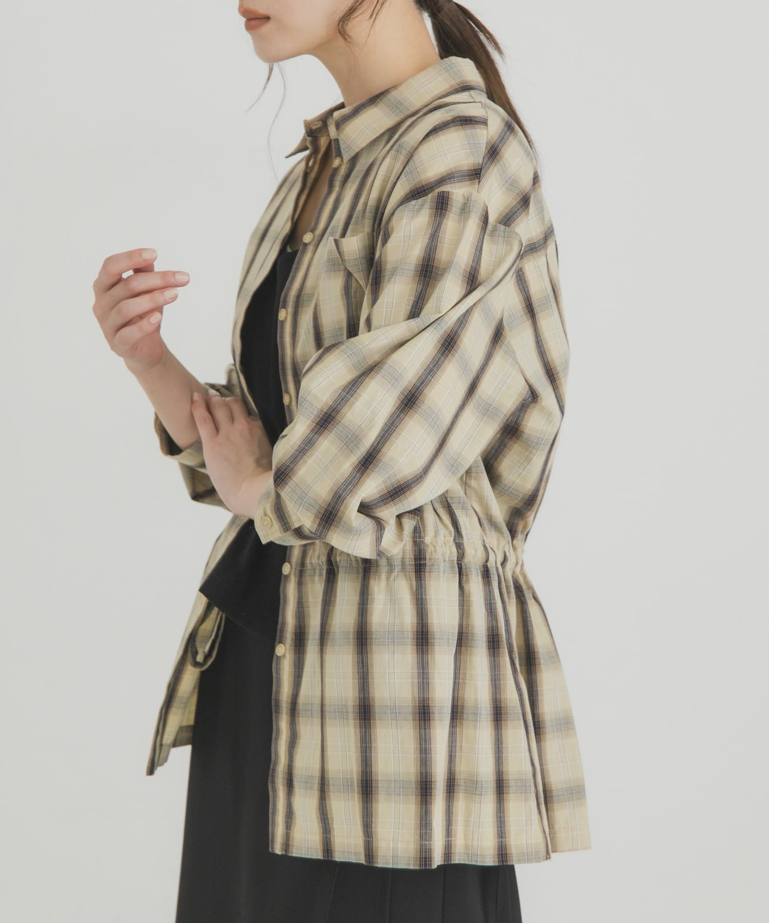 ビスチェSETチェックシャツ(One BLACK×BRN): トップス｜URBAN RESEARCH