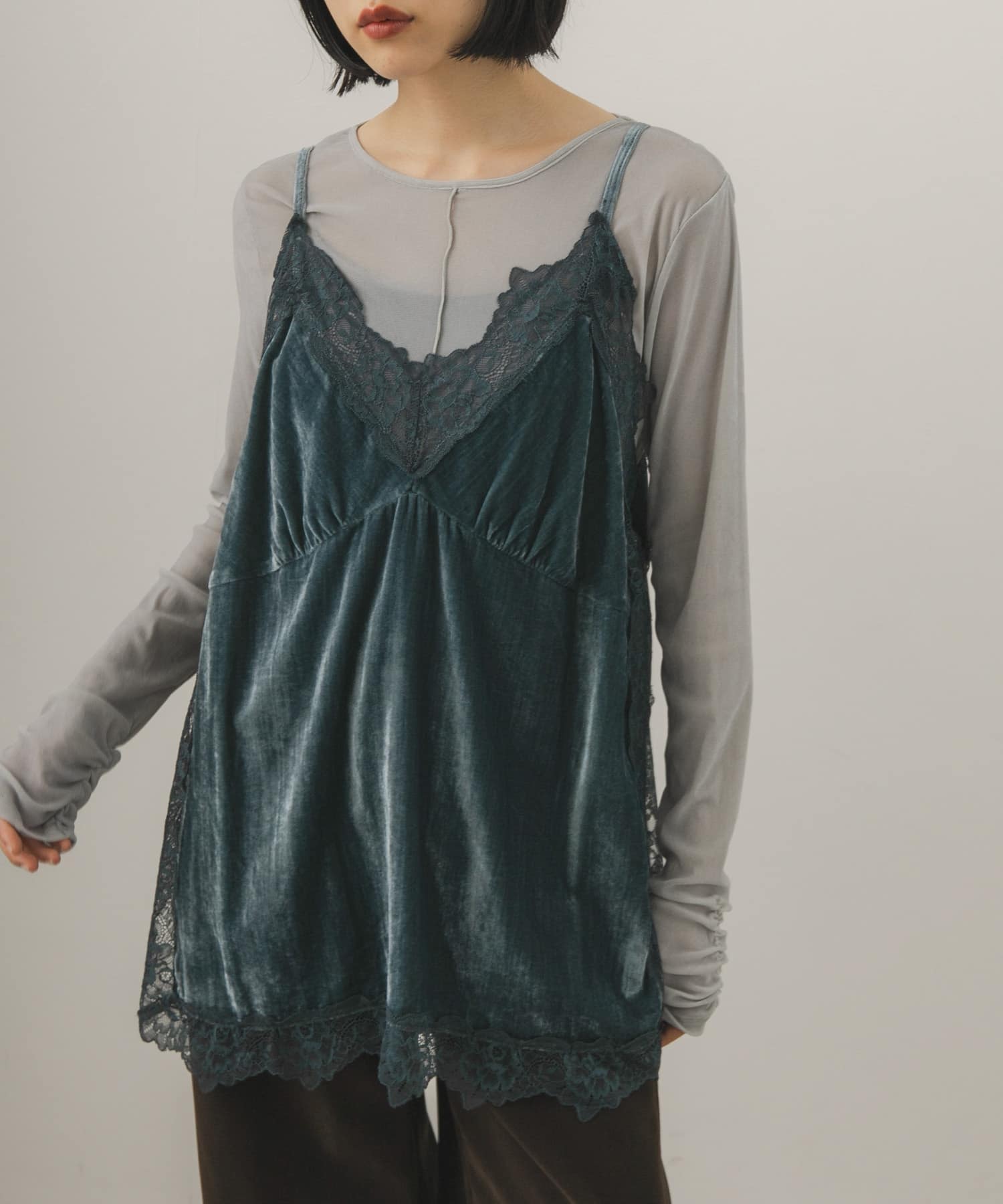 身長：160cm サイズ：one