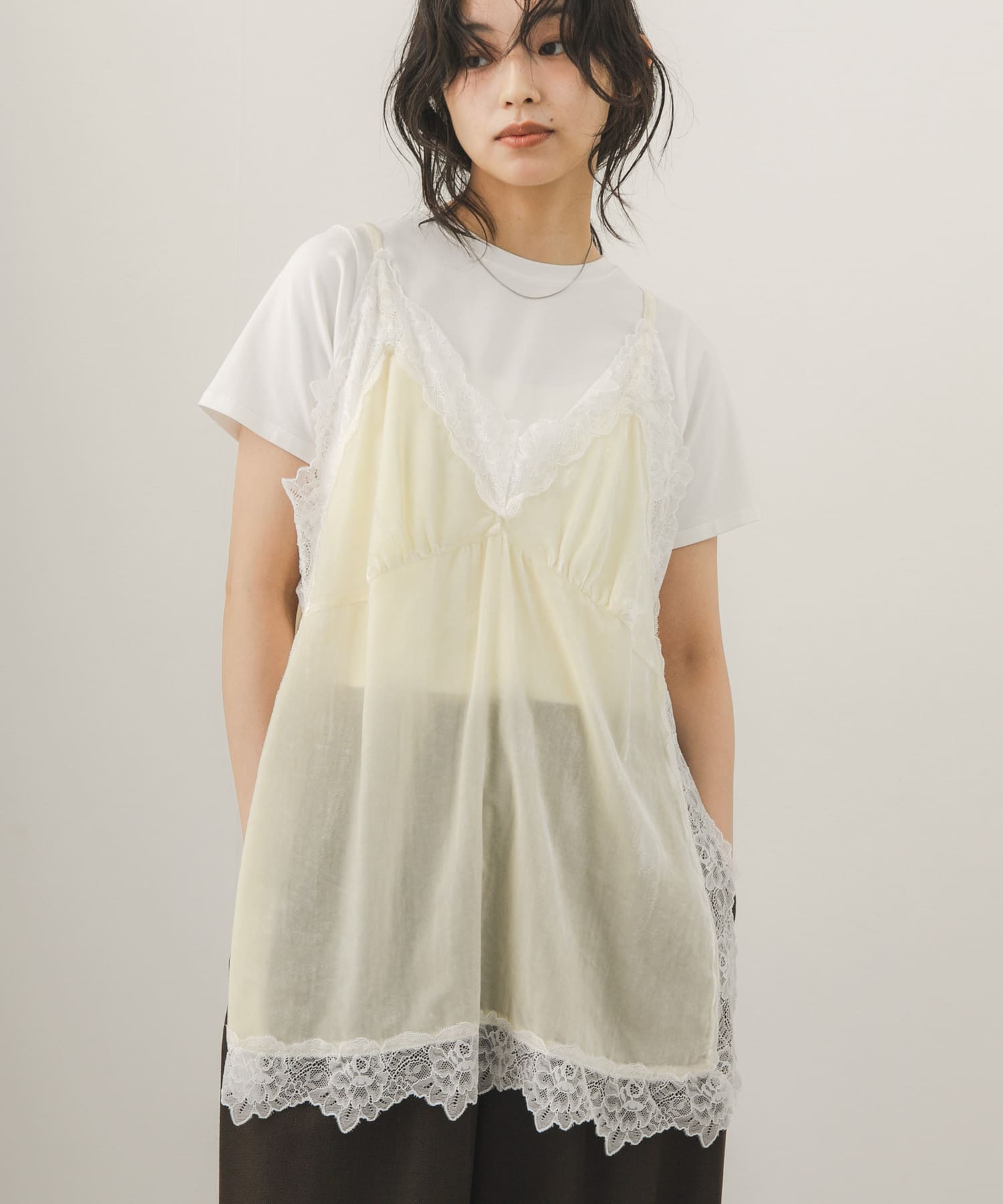 身長：163cm サイズ：one