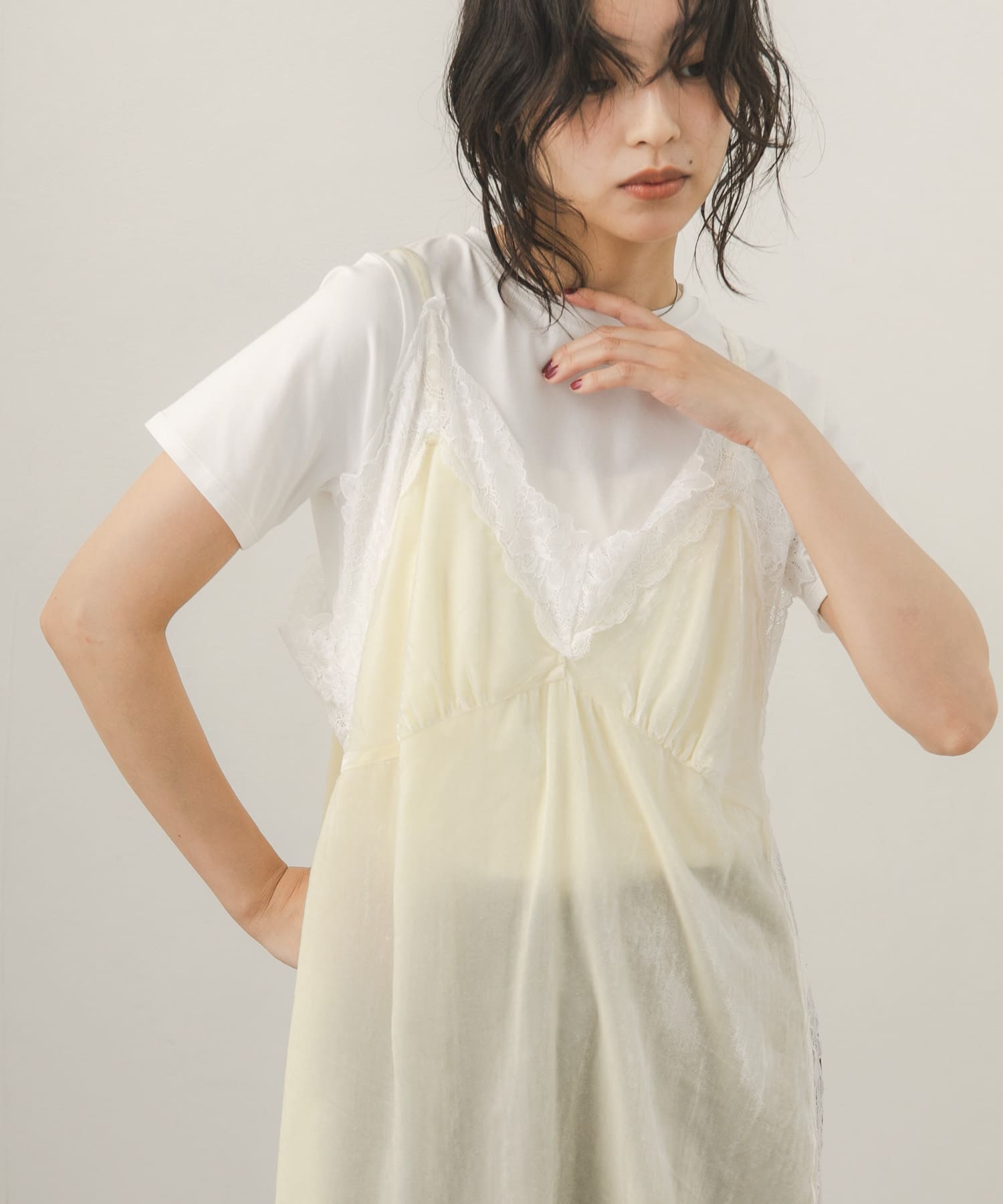 身長：163cm サイズ：one