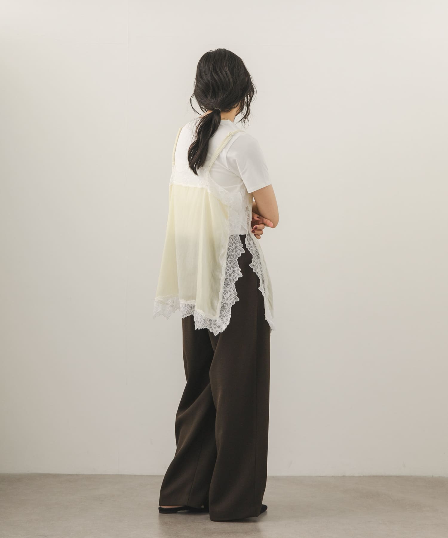 身長：163cm サイズ：one