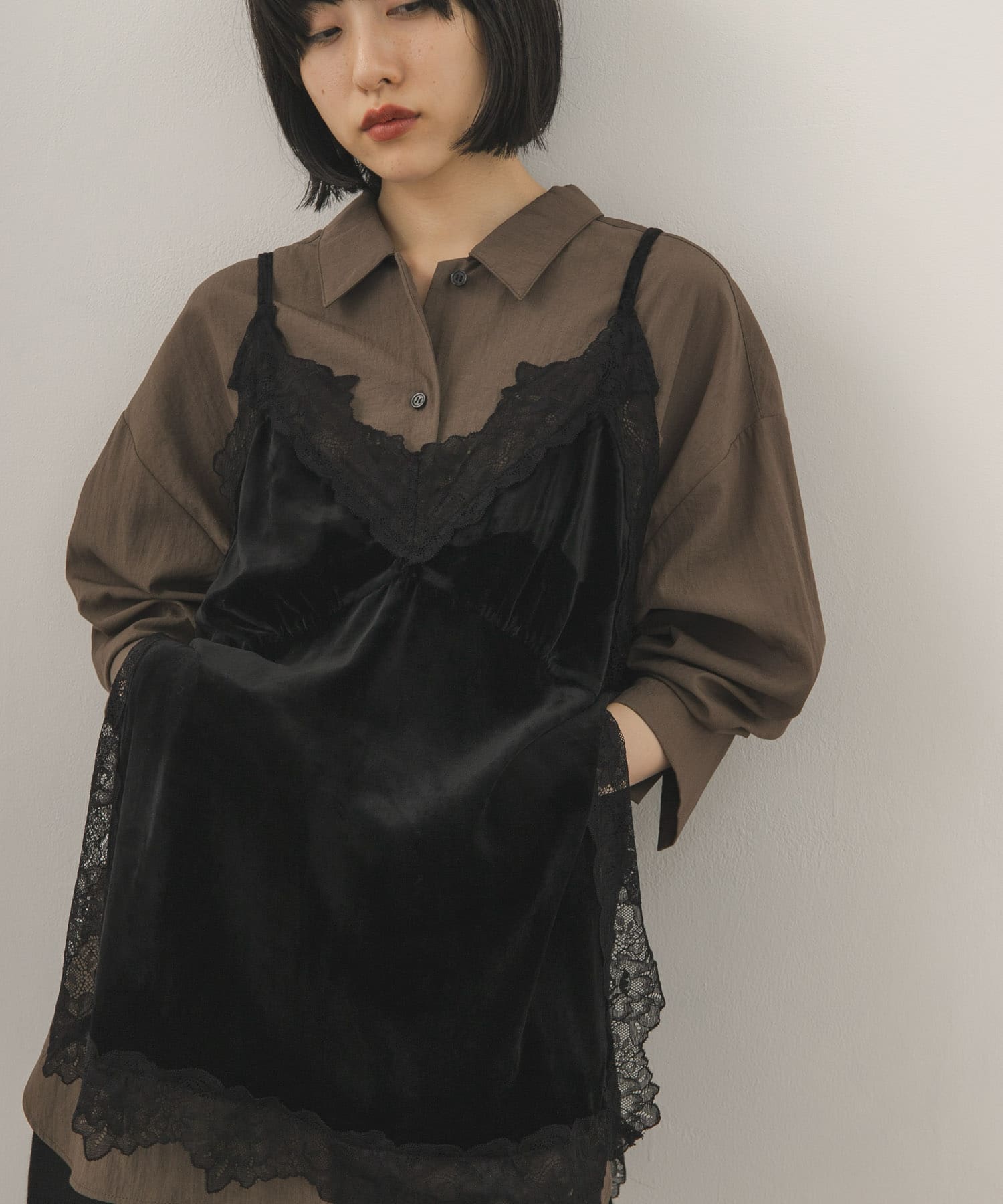 身長：160cm サイズ：one