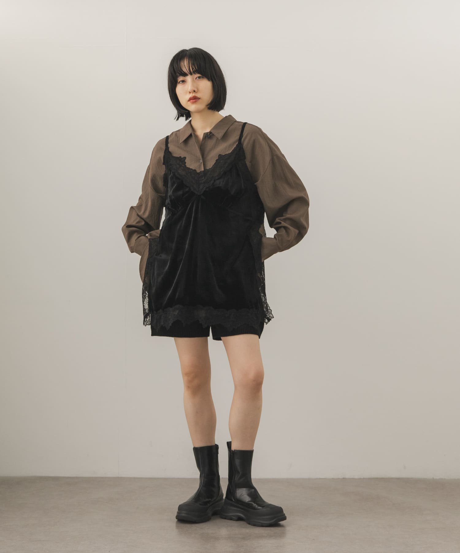 身長：160cm サイズ：one