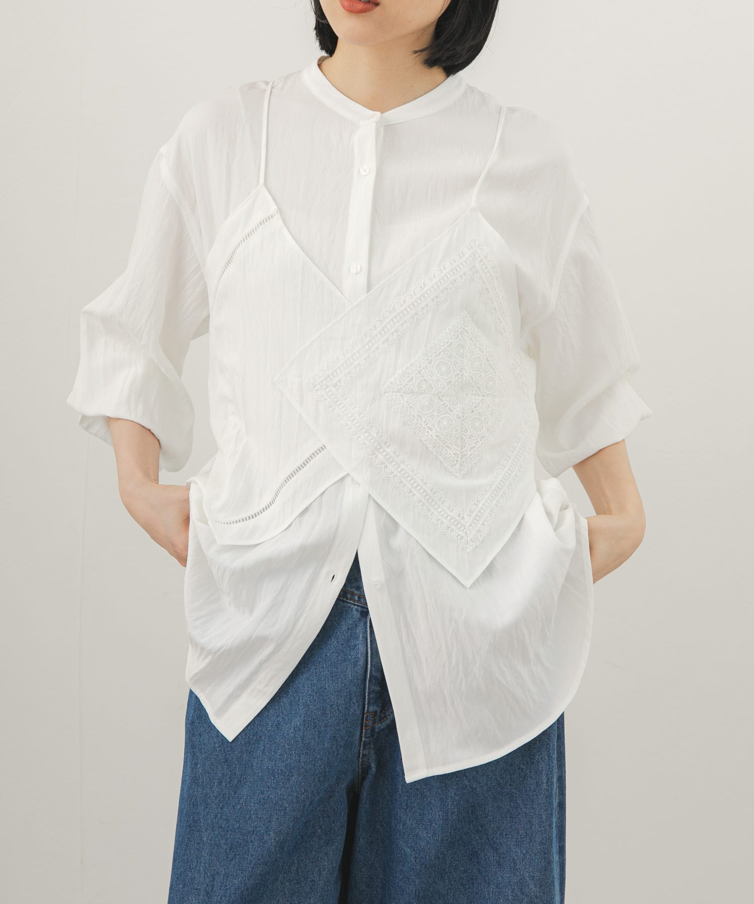 身長：160cm サイズ：one