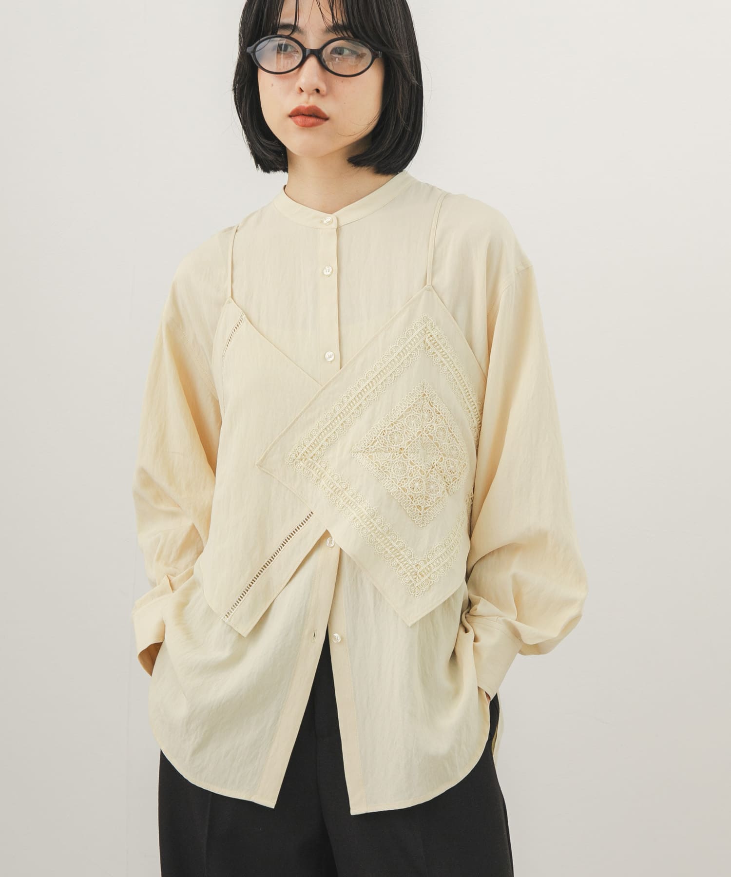 身長：160cm サイズ：one