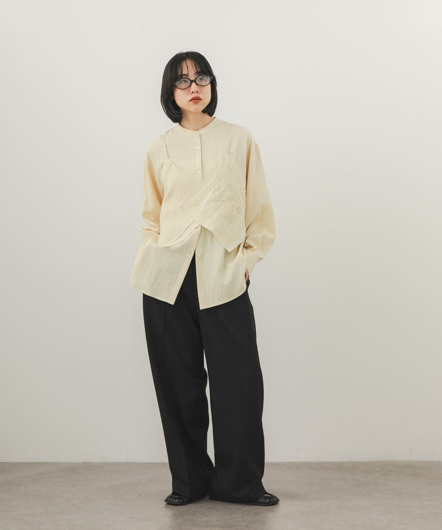 身長：160cm サイズ：one