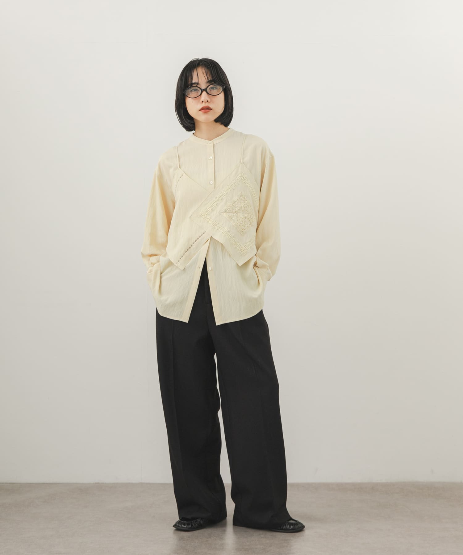 身長：160cm サイズ：one