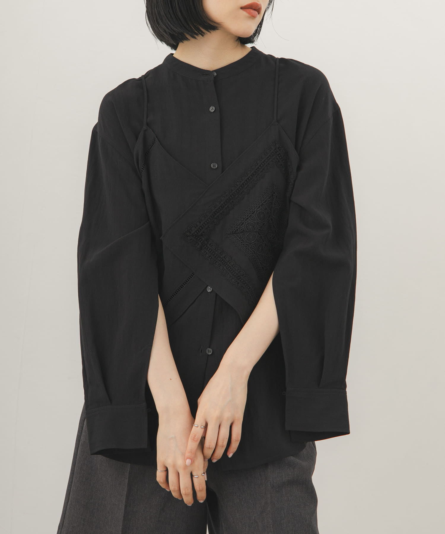 身長：160cm サイズ：one