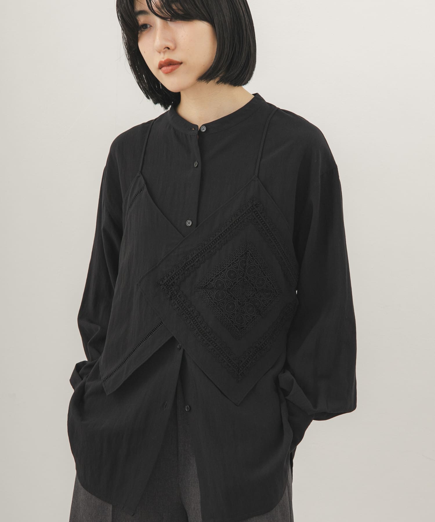 身長：160cm サイズ：one