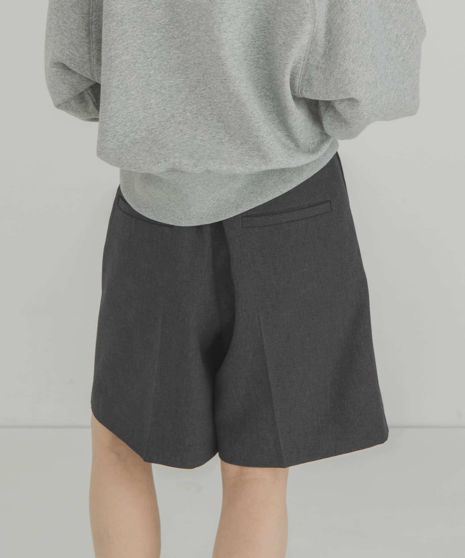 パンツ Amomento summer shorts AMOMENTO TWO TUCK WIDE SHORTS(M BLACK): ボトム｜URBAN RESEARCH公式
