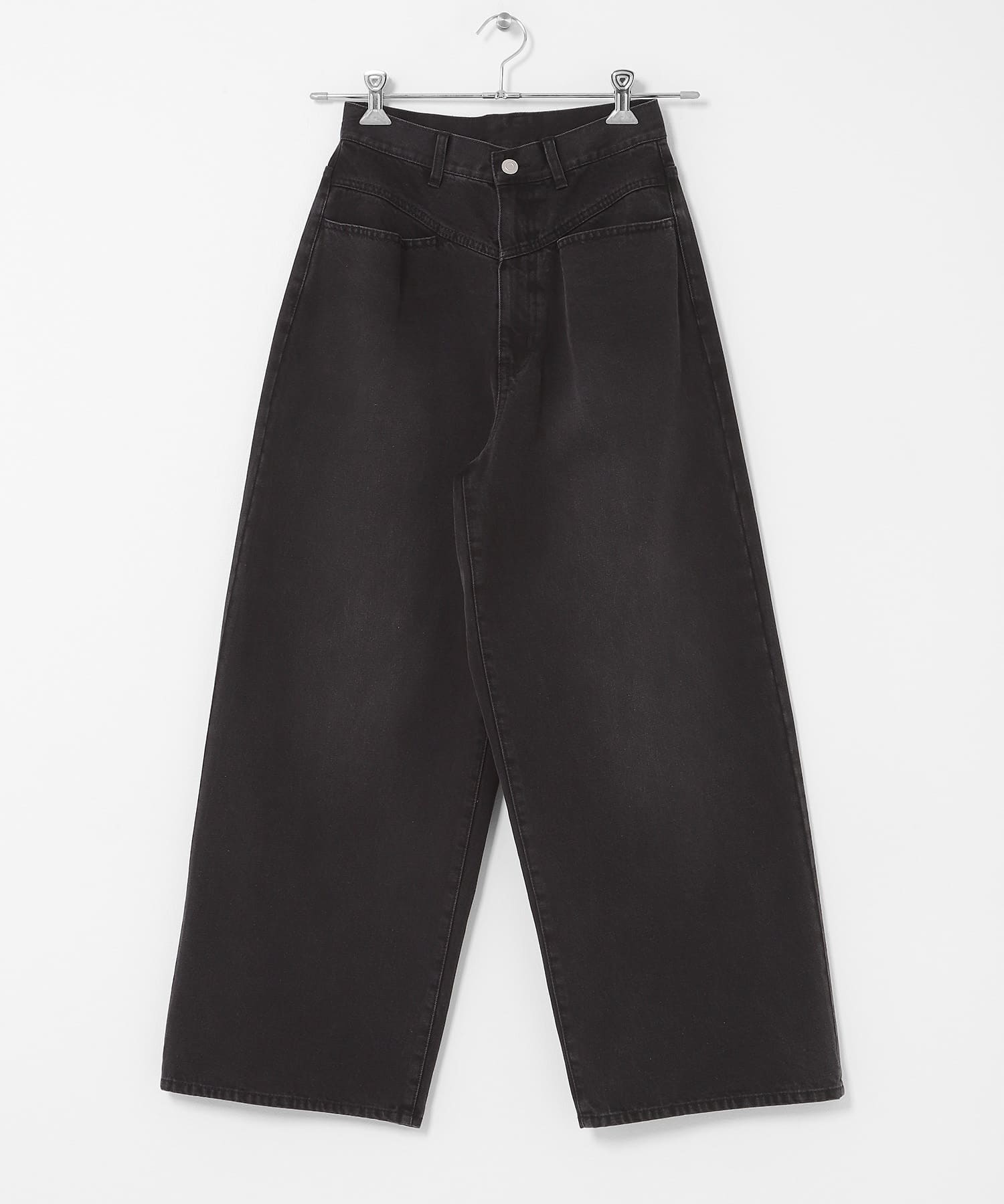フロントポケットデザインデニム BLACK 34