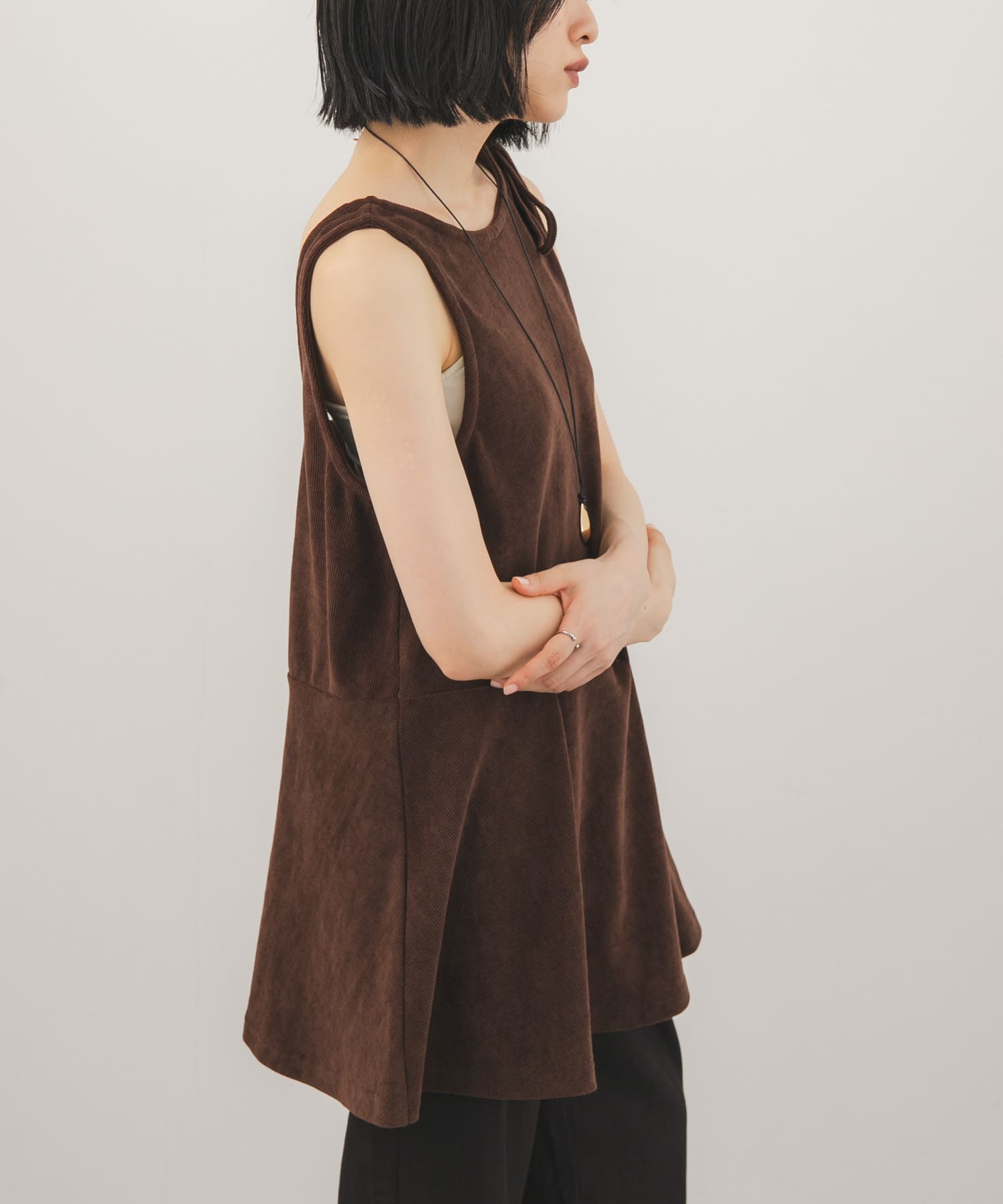 2WAYローフレアミニワンピース(One BROWN): ワンピース｜URBAN