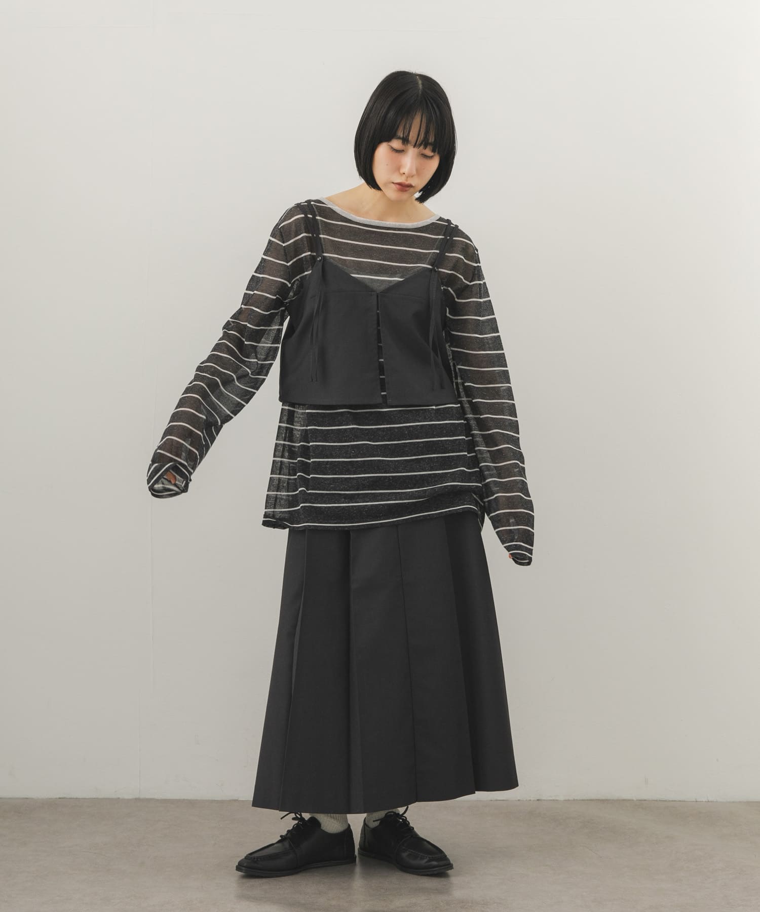 2WAYビスチェSETプリーツスカート
