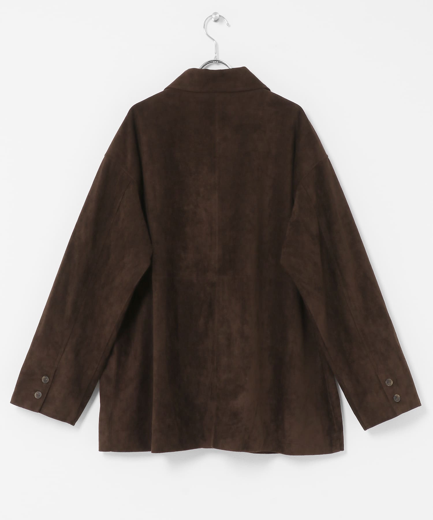 ピーチスキンカバーオール BROWN One