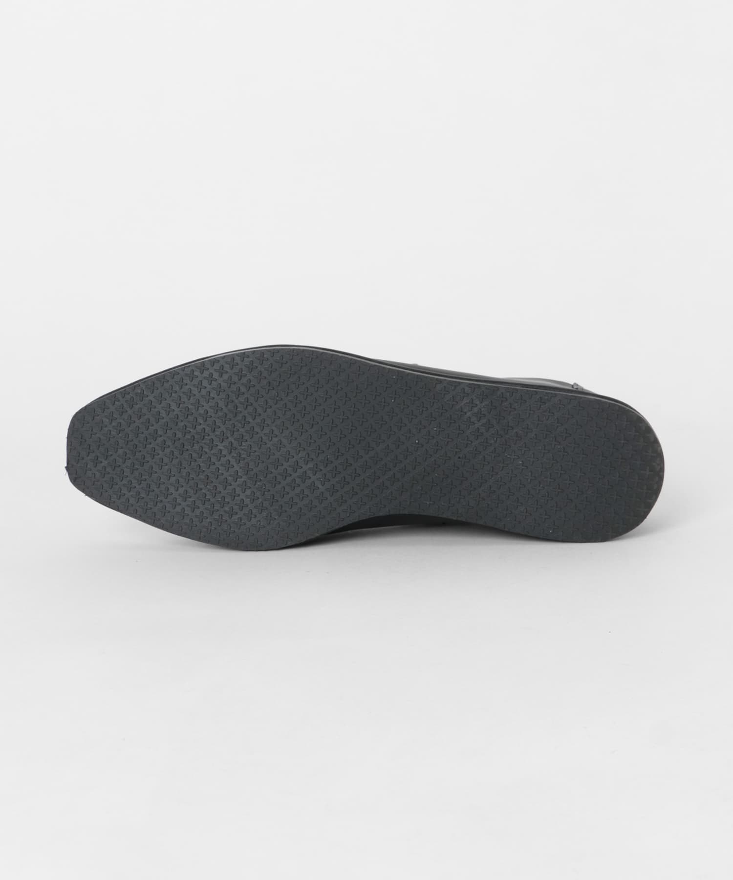 レースアップフラットシューズ BLACK 37