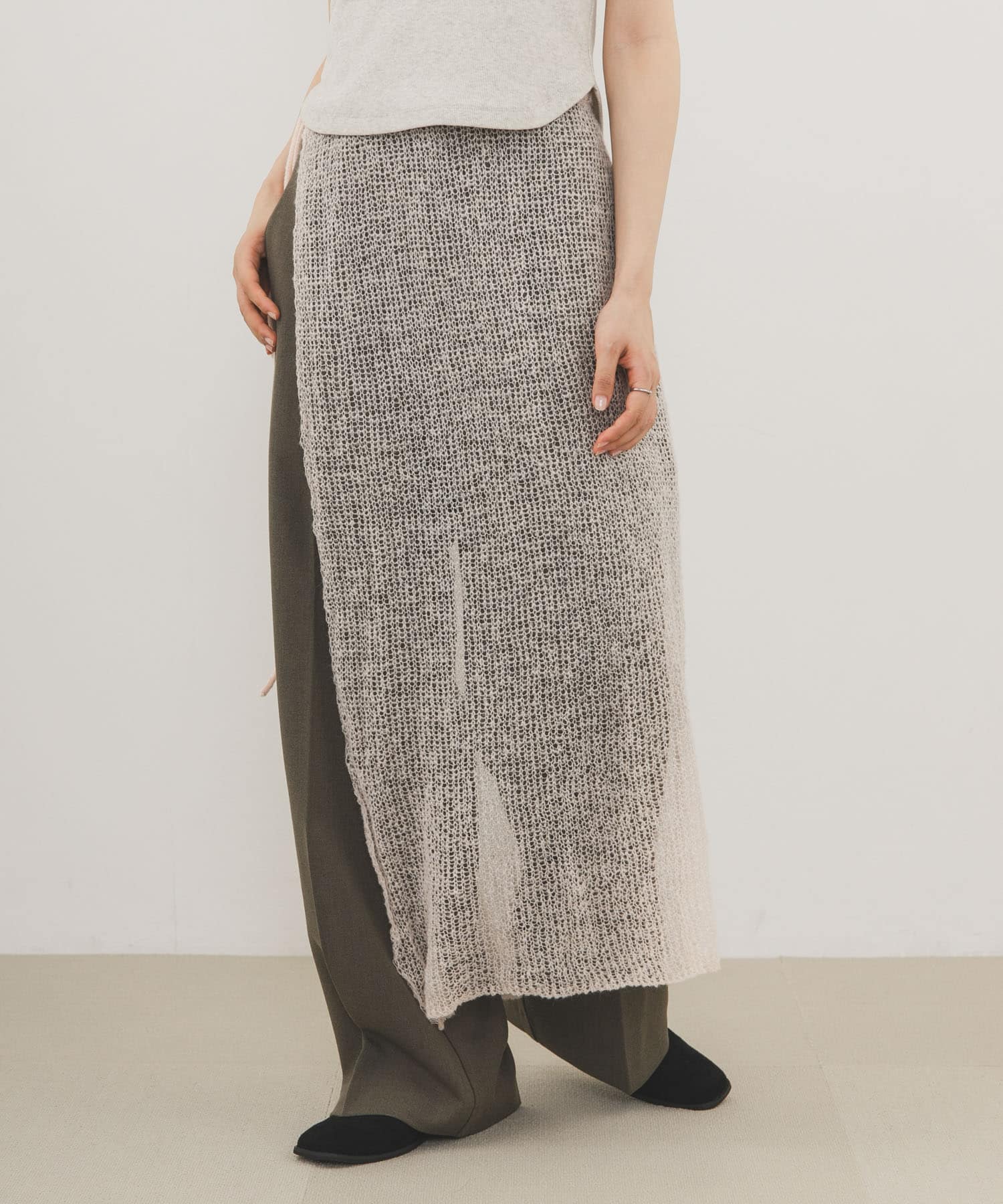 身長：160cm サイズ：one