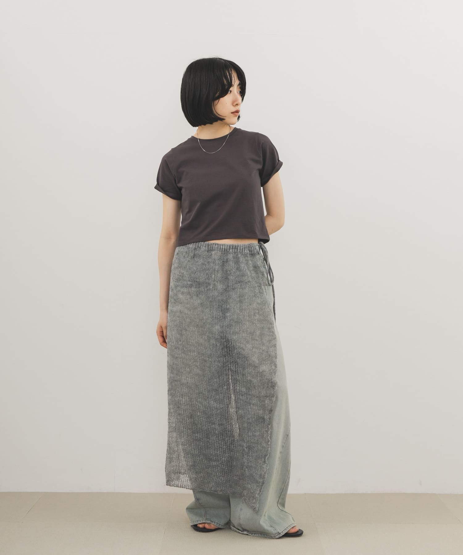身長：160cm サイズ：one