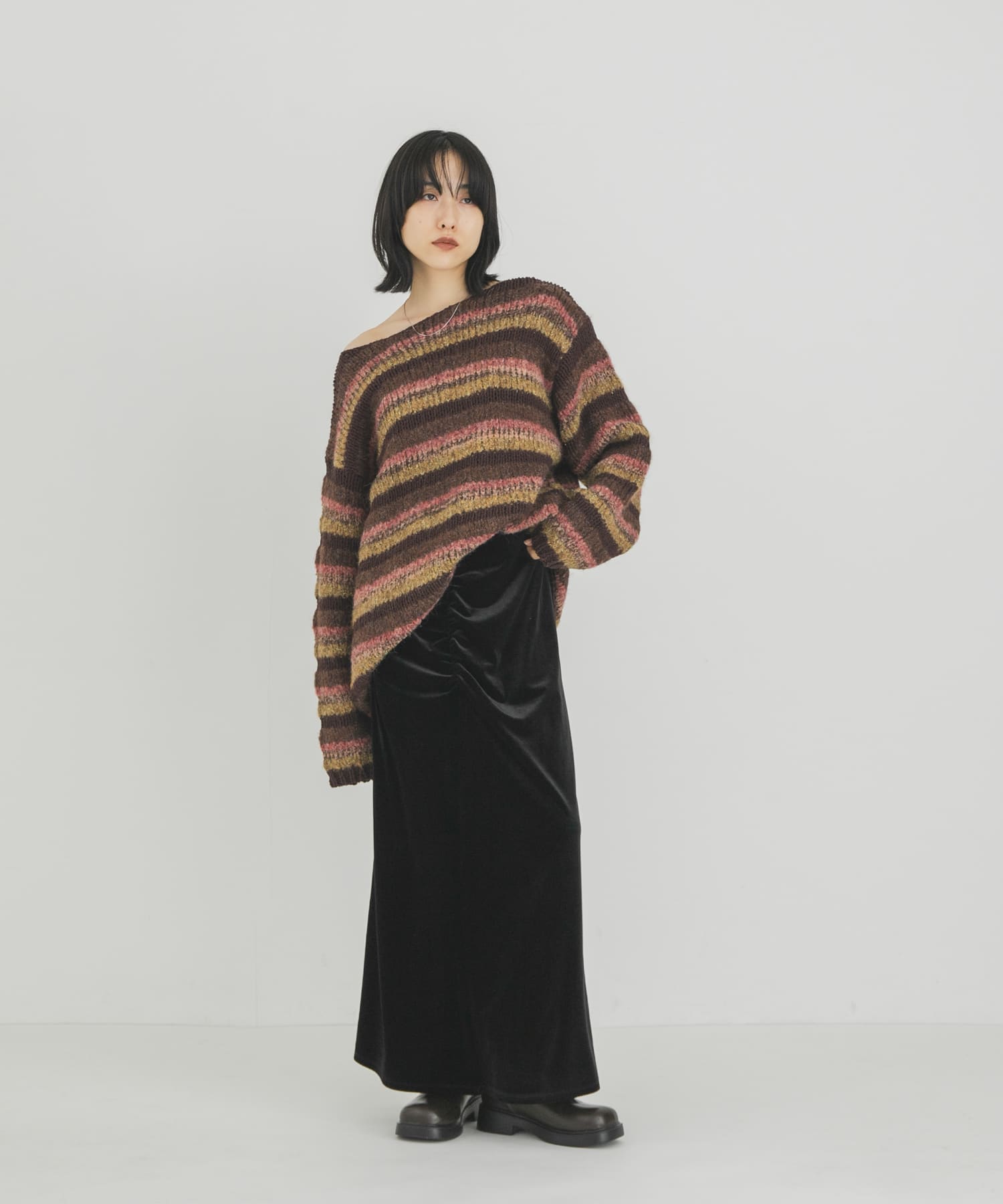 身長：160cm サイズ：one