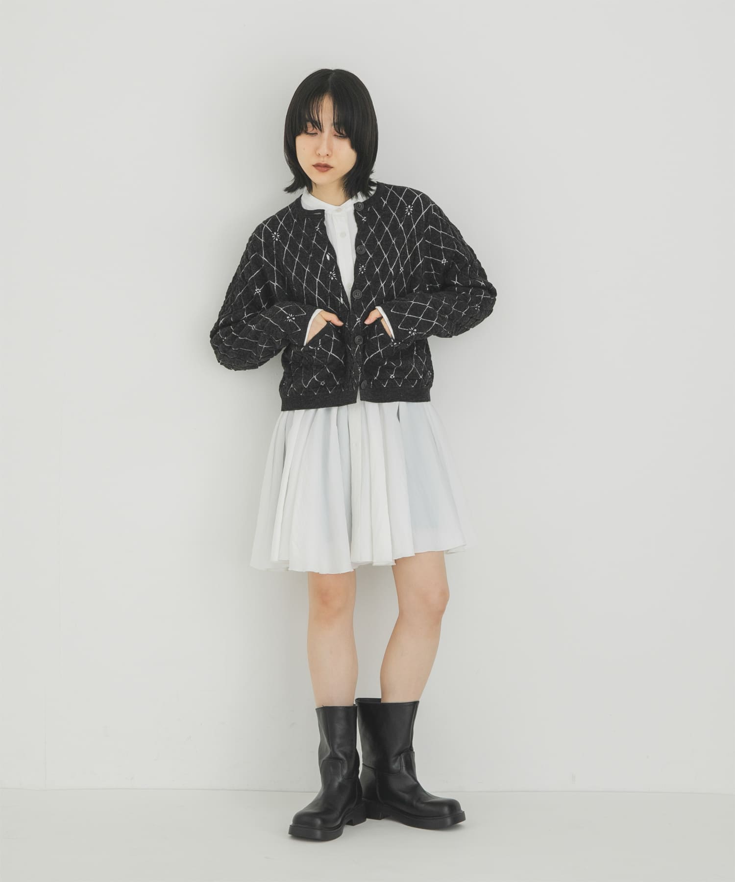 身長：160cm サイズ：one