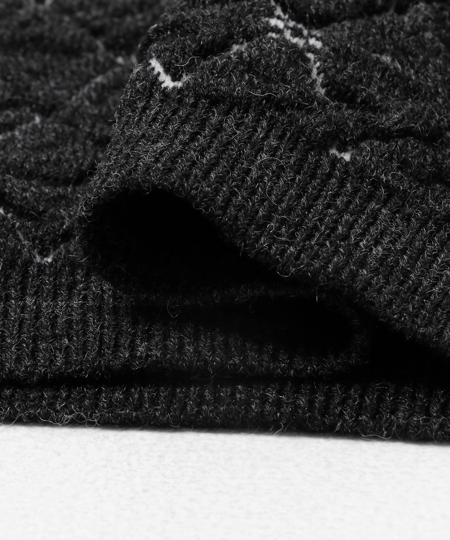キルティングショートカーディガン CHARCOAL One