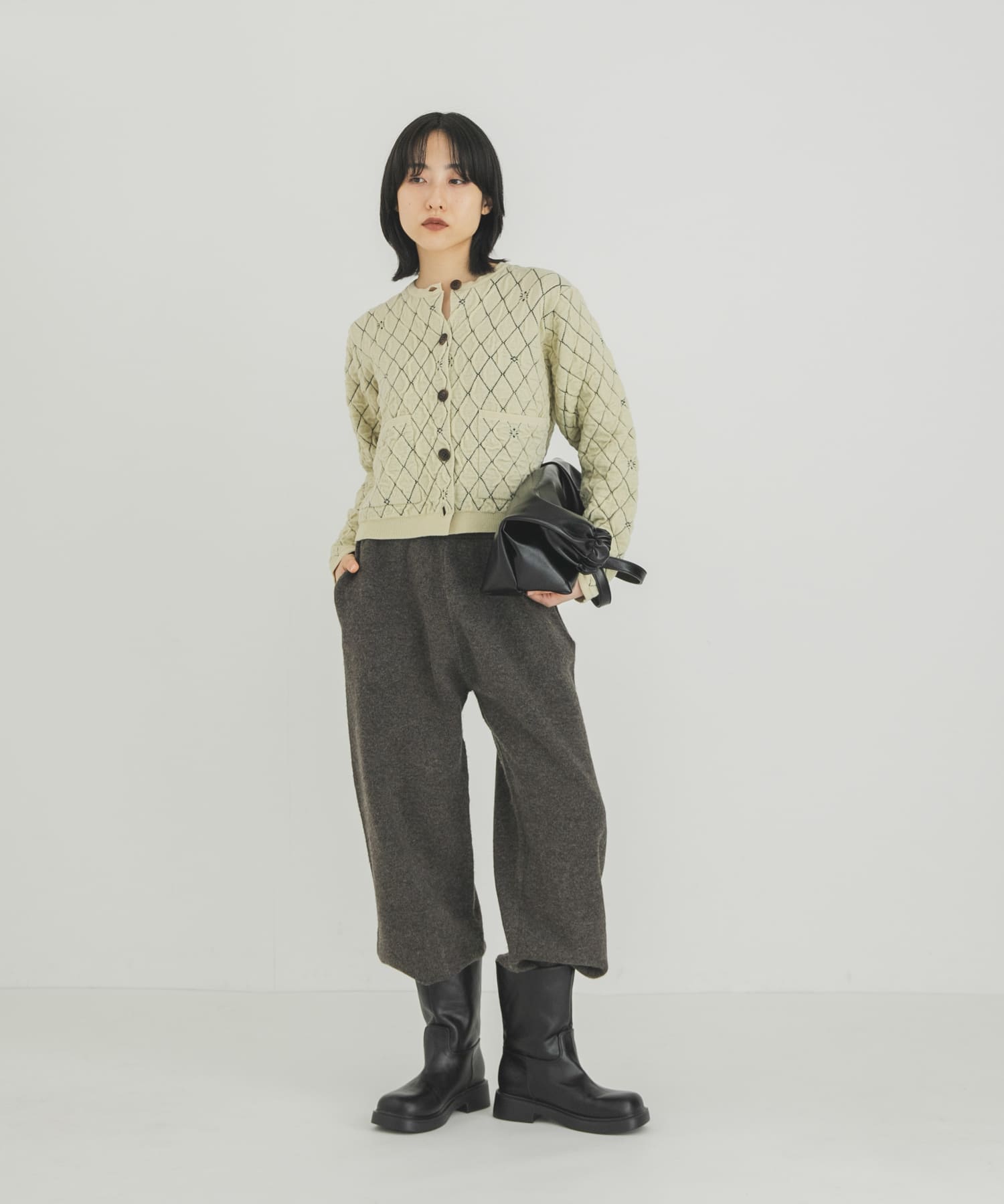 身長：160cm サイズ：one