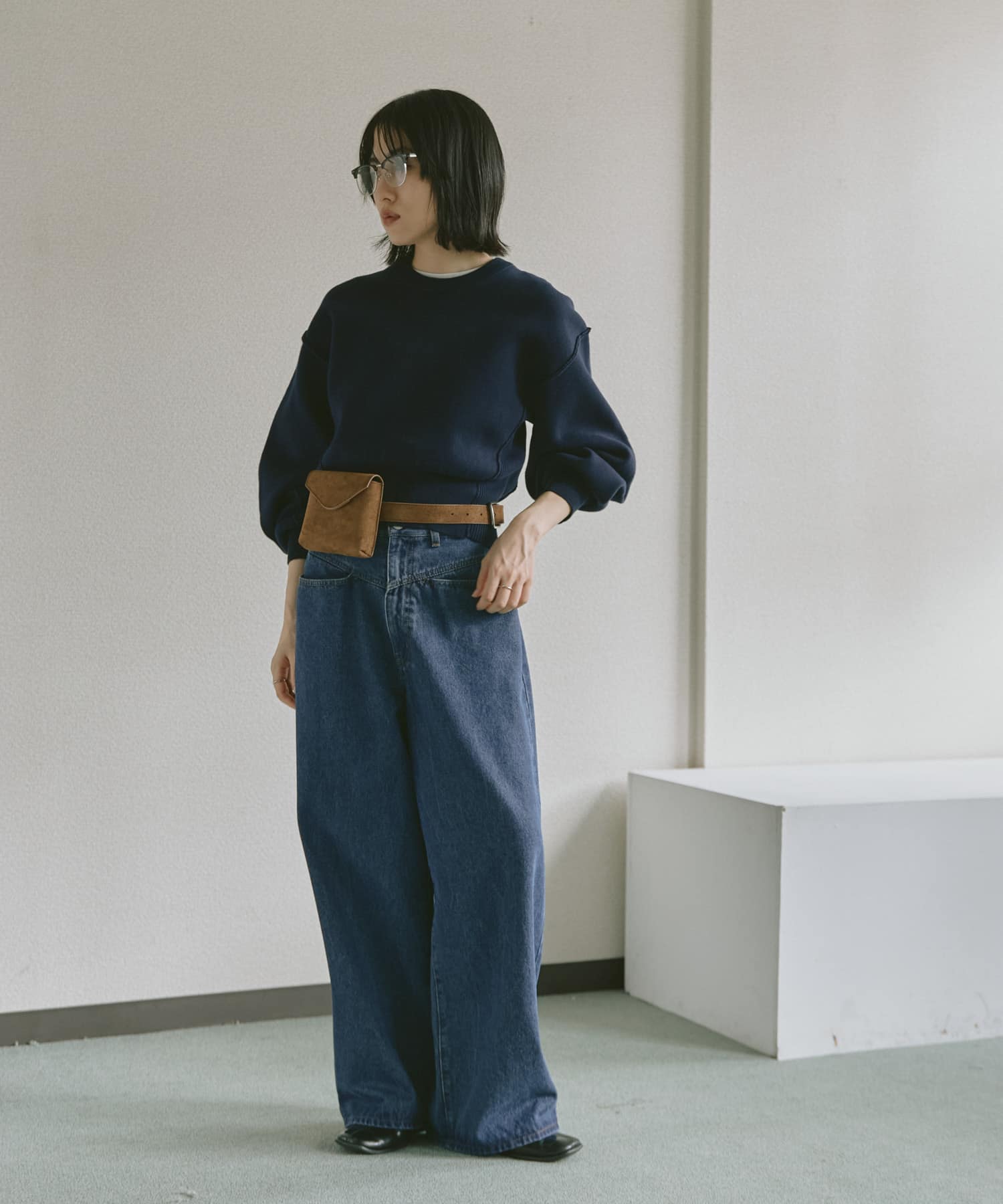 身長：160cm サイズ：one