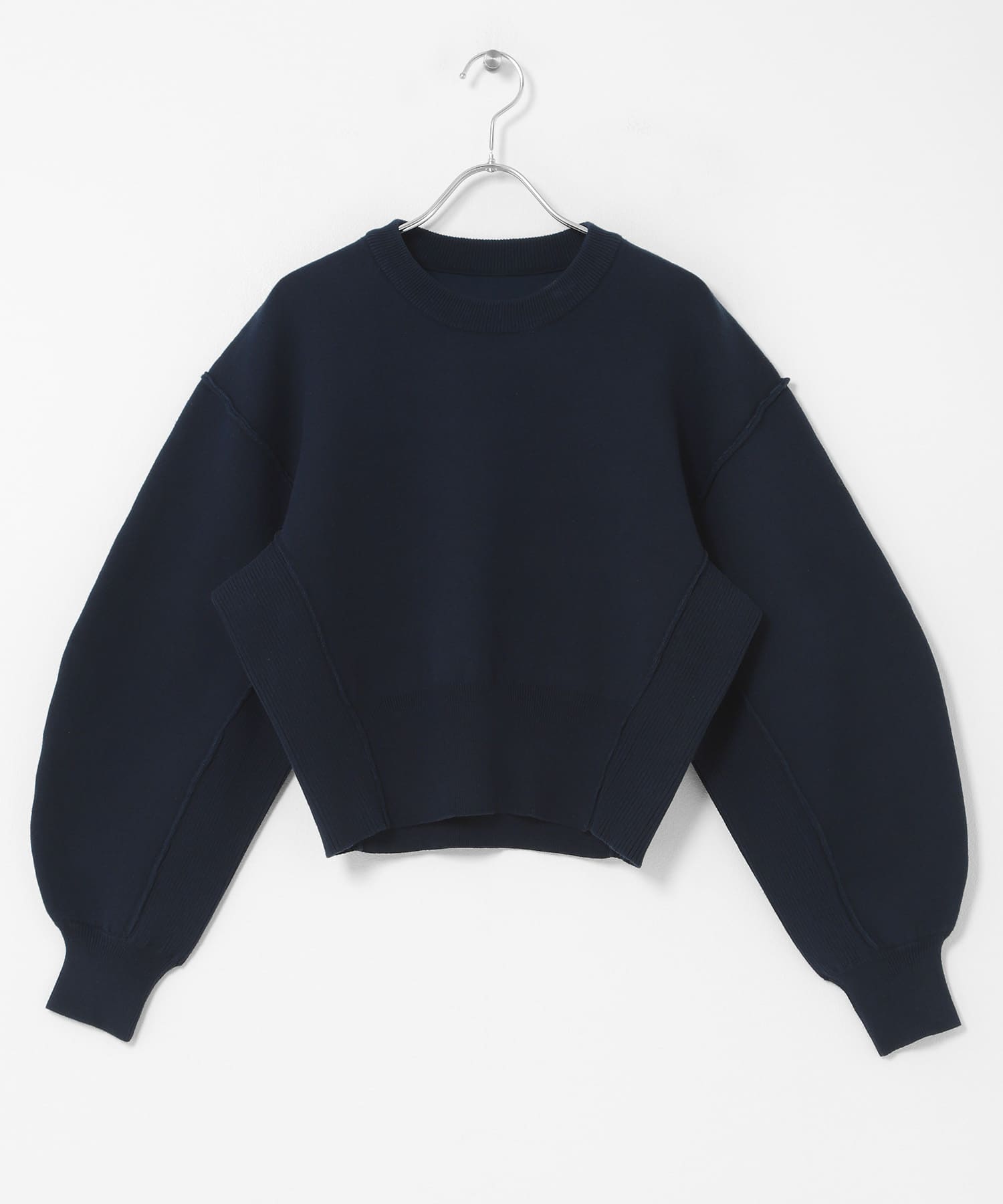 『WEB限定』スウェットライクニット D.NAVY One