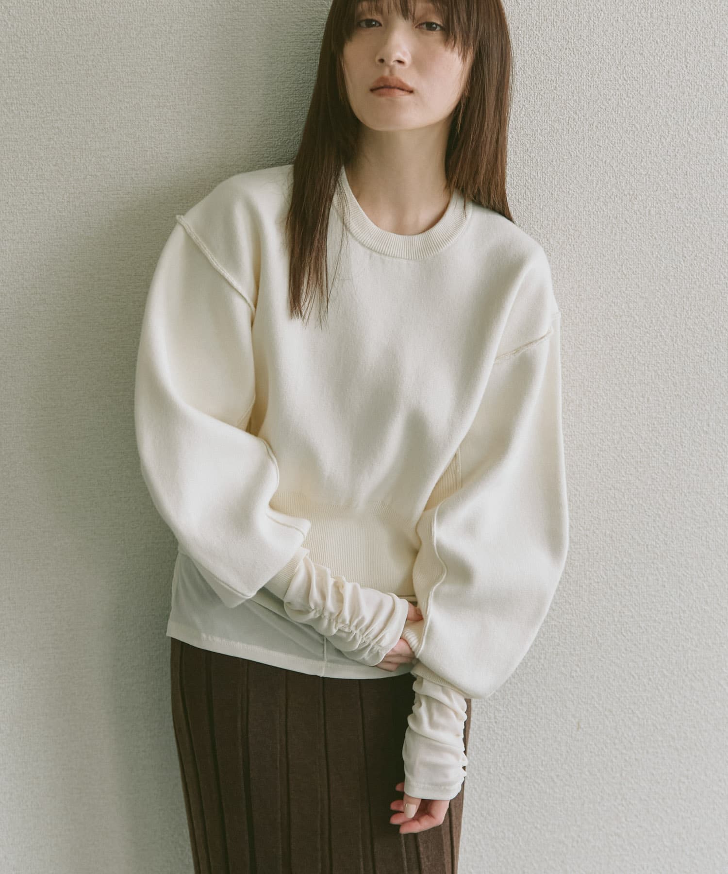 身長：160cm サイズ：one