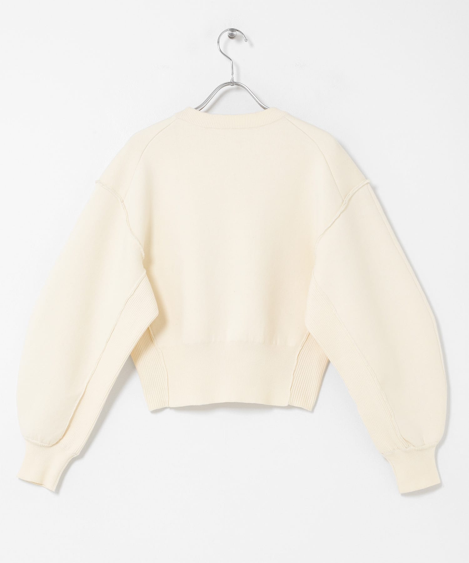 『WEB限定』スウェットライクニット IVORY One