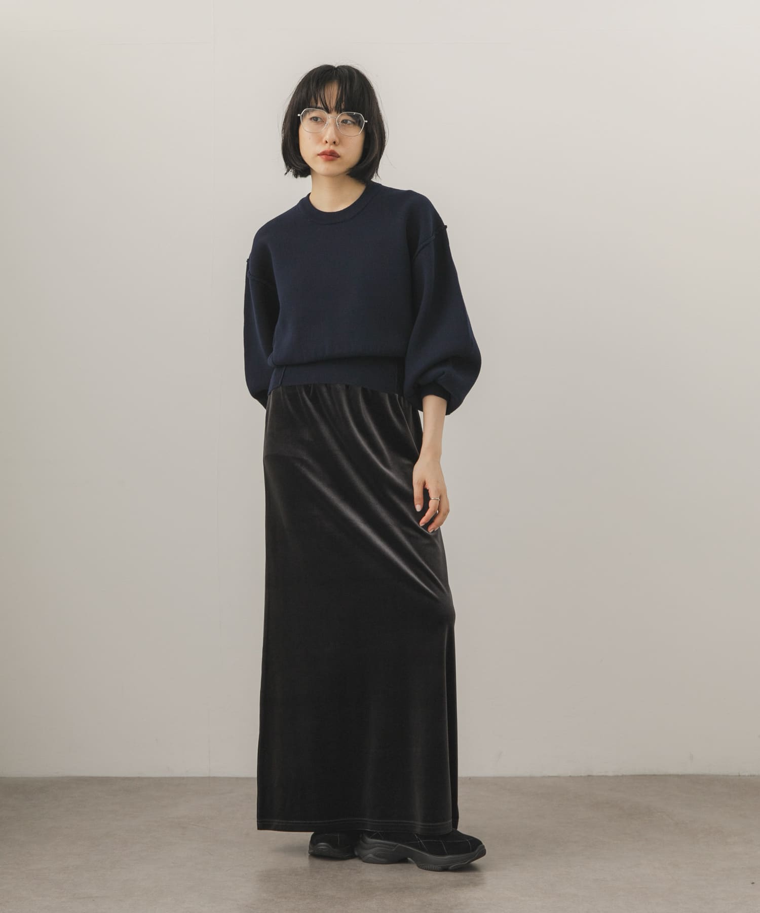 身長：160cm サイズ：one