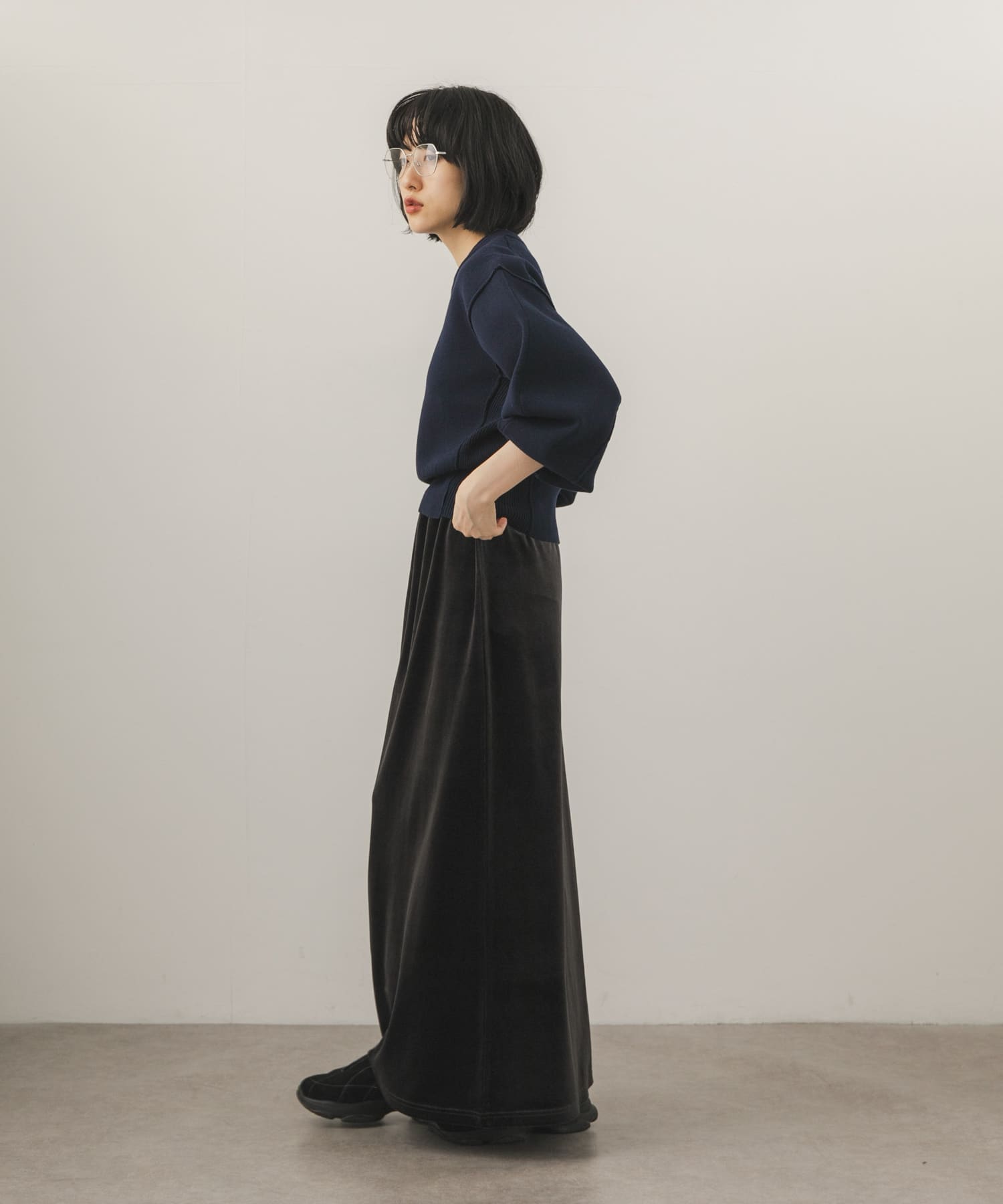 身長：160cm サイズ：one