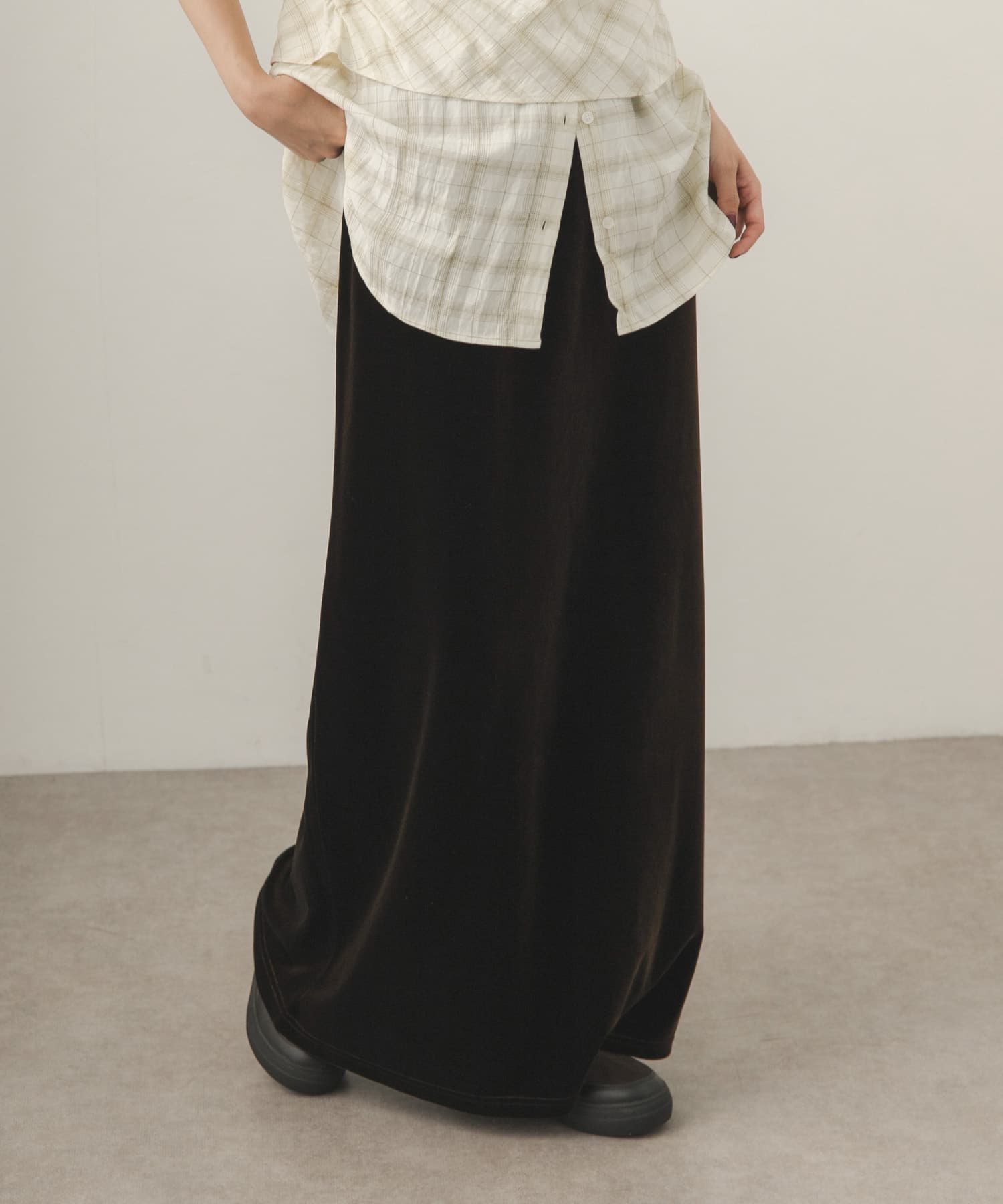 身長：163cm サイズ：one