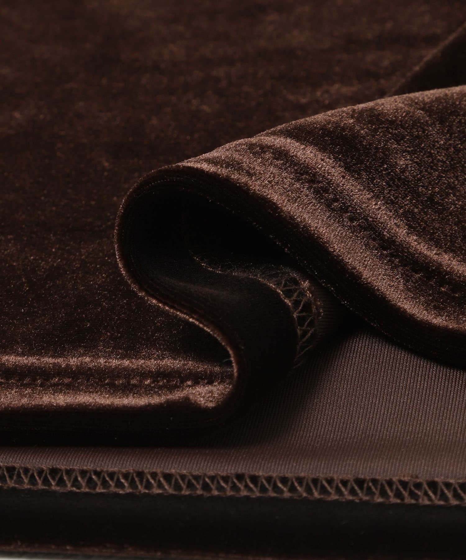 ベロアナロースカート BROWN One