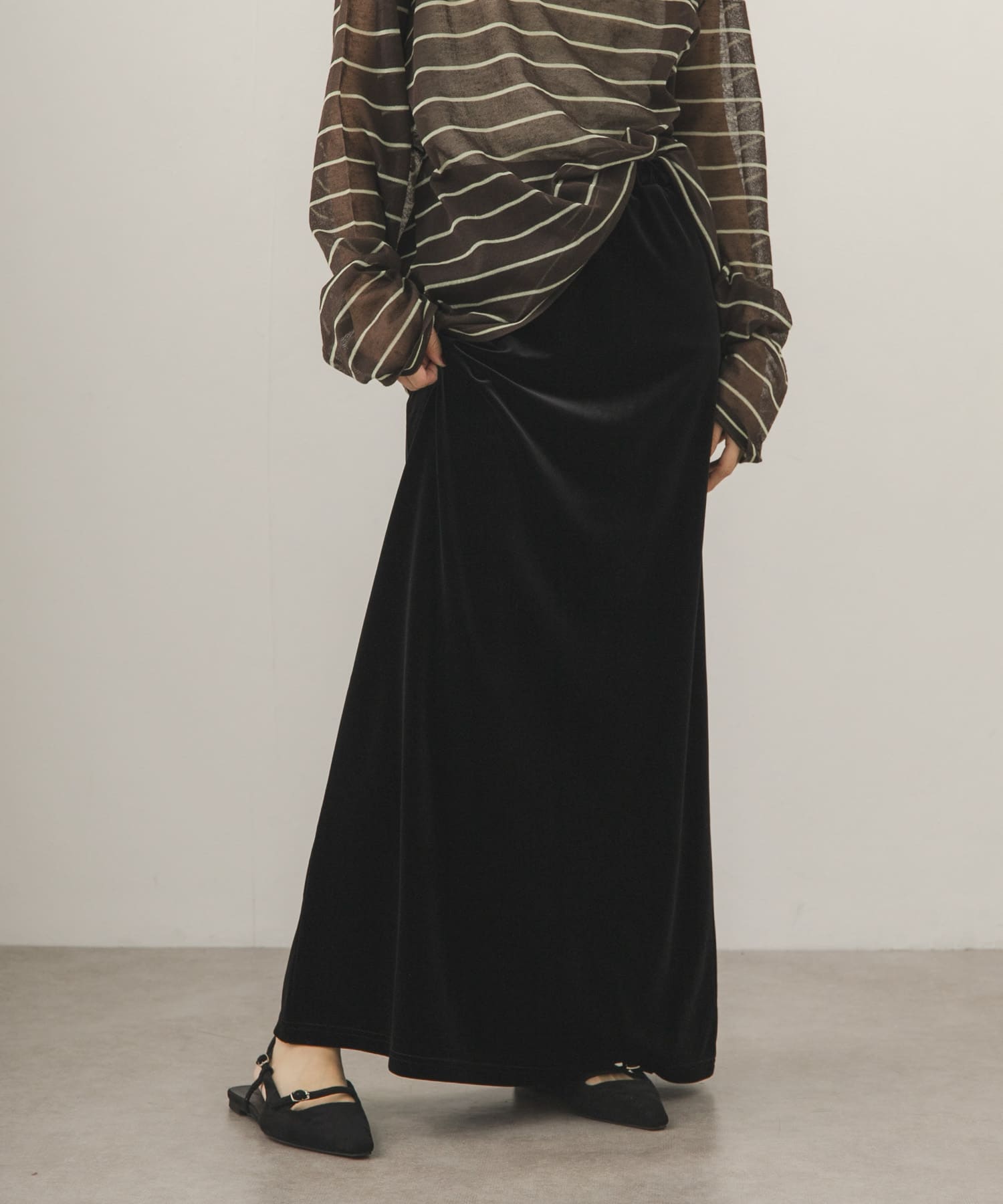 身長：163cm サイズ：one