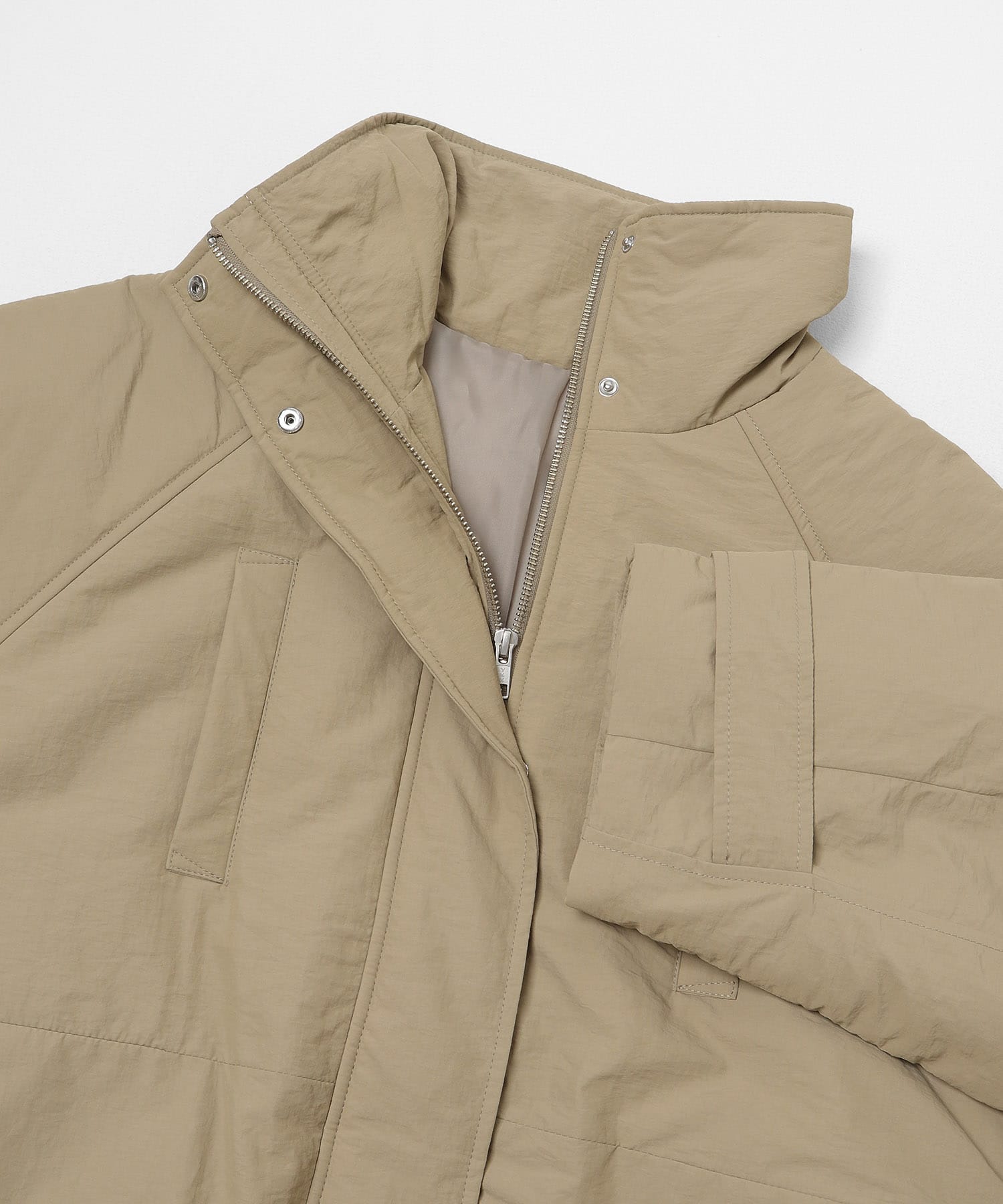 モンスターパテッドショートジャケット ACID KHAKI One