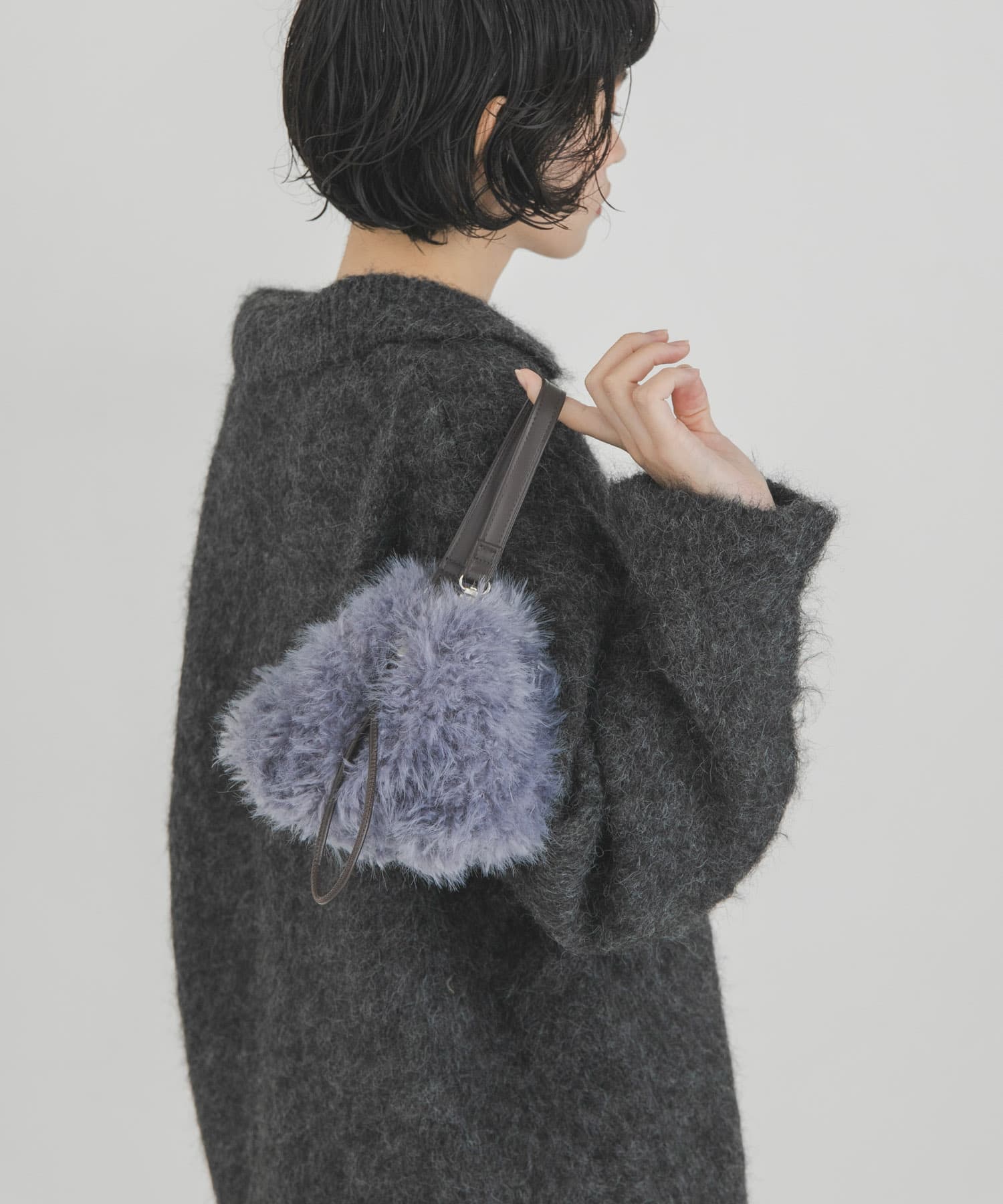 フラッフィー巾着ミニBAG