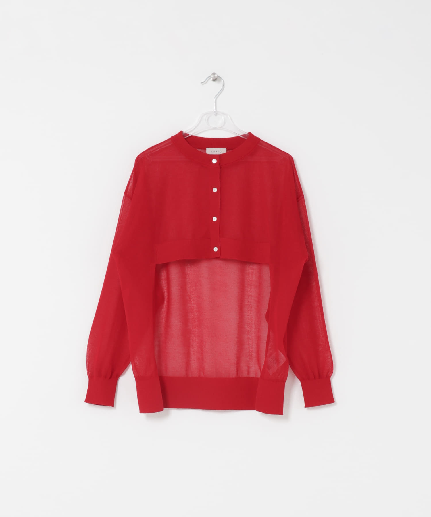 sheer cardigan リップ Free