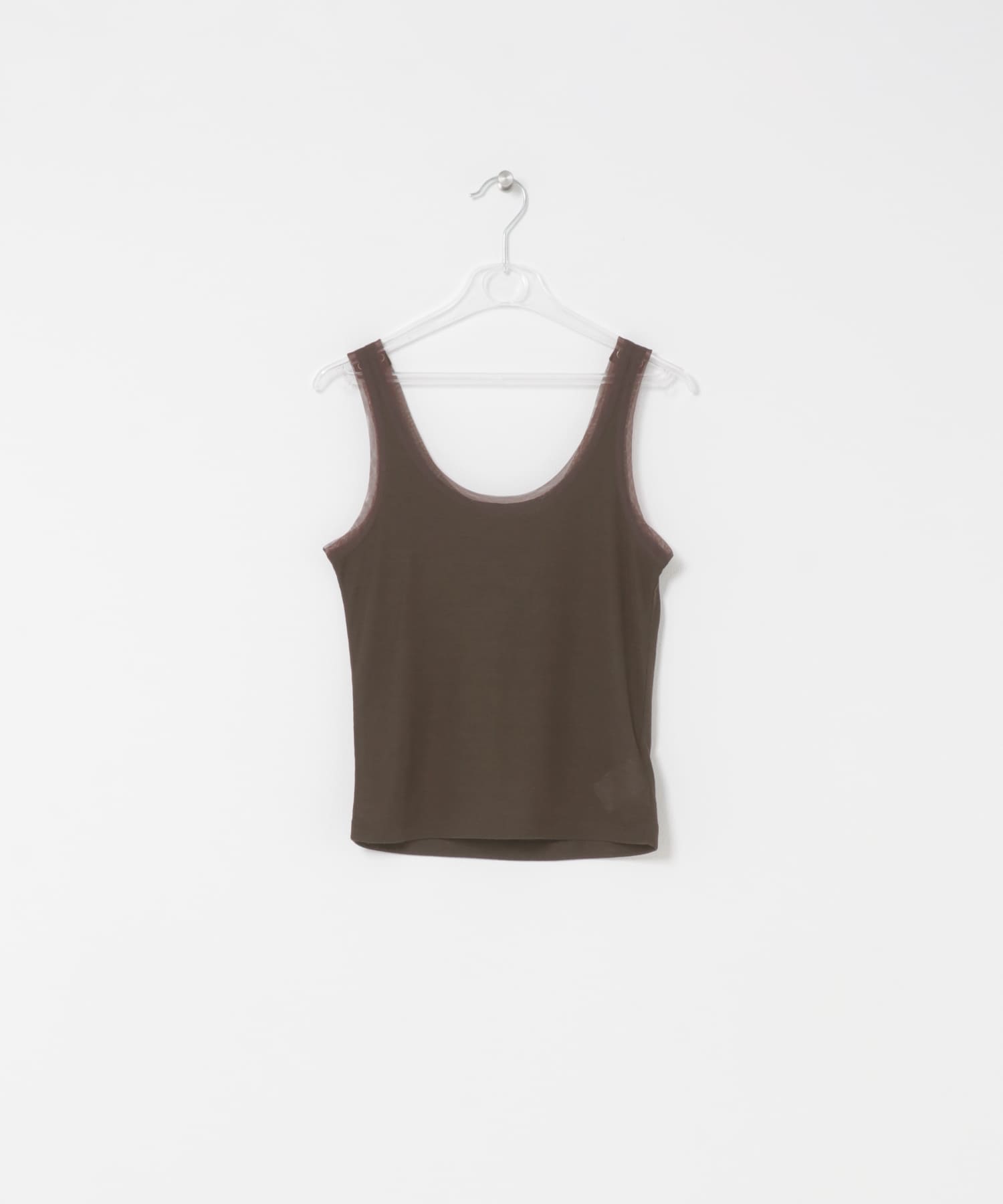 layered piping tee チョコレート Free