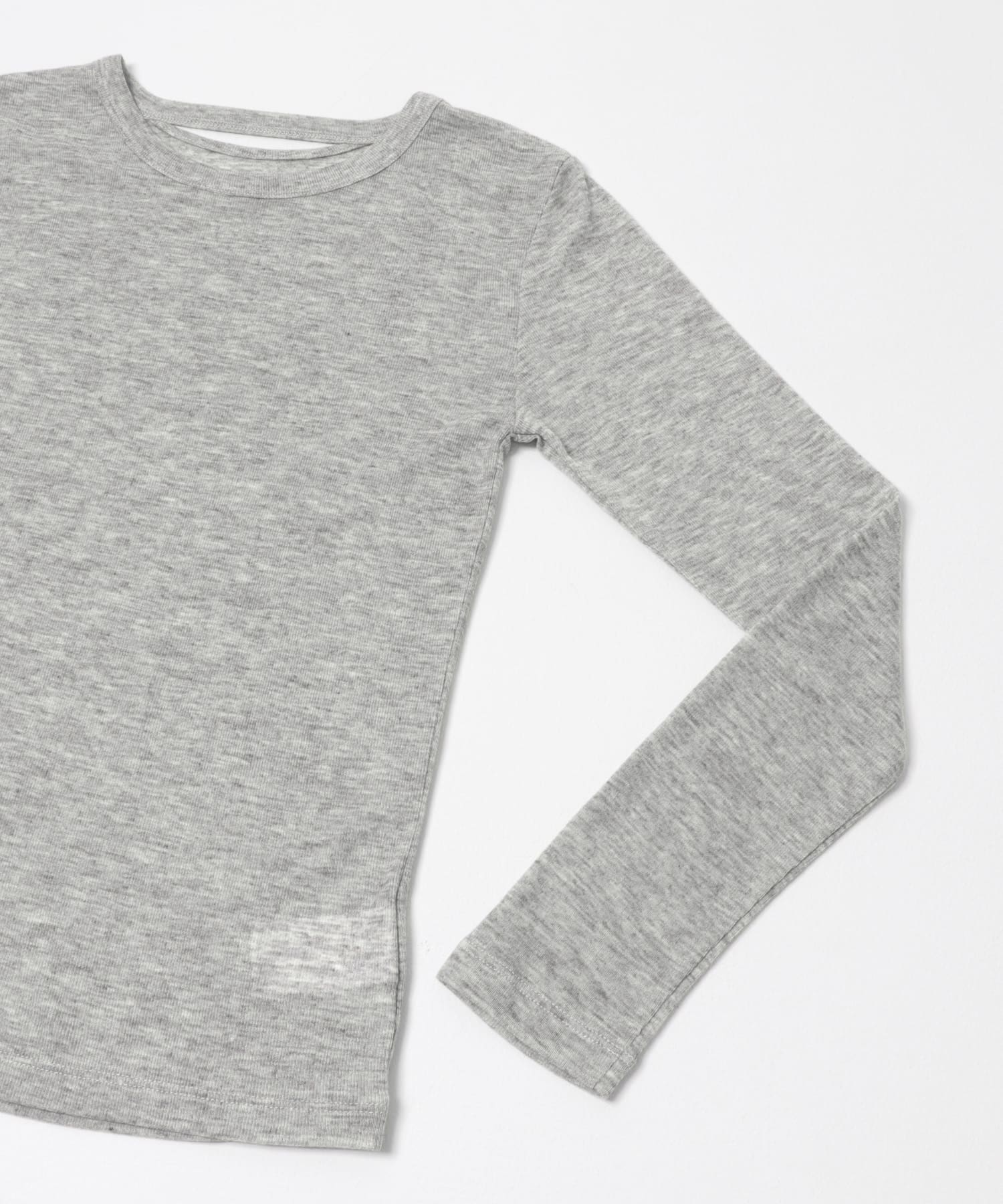 layered piping tee ネズミ Free