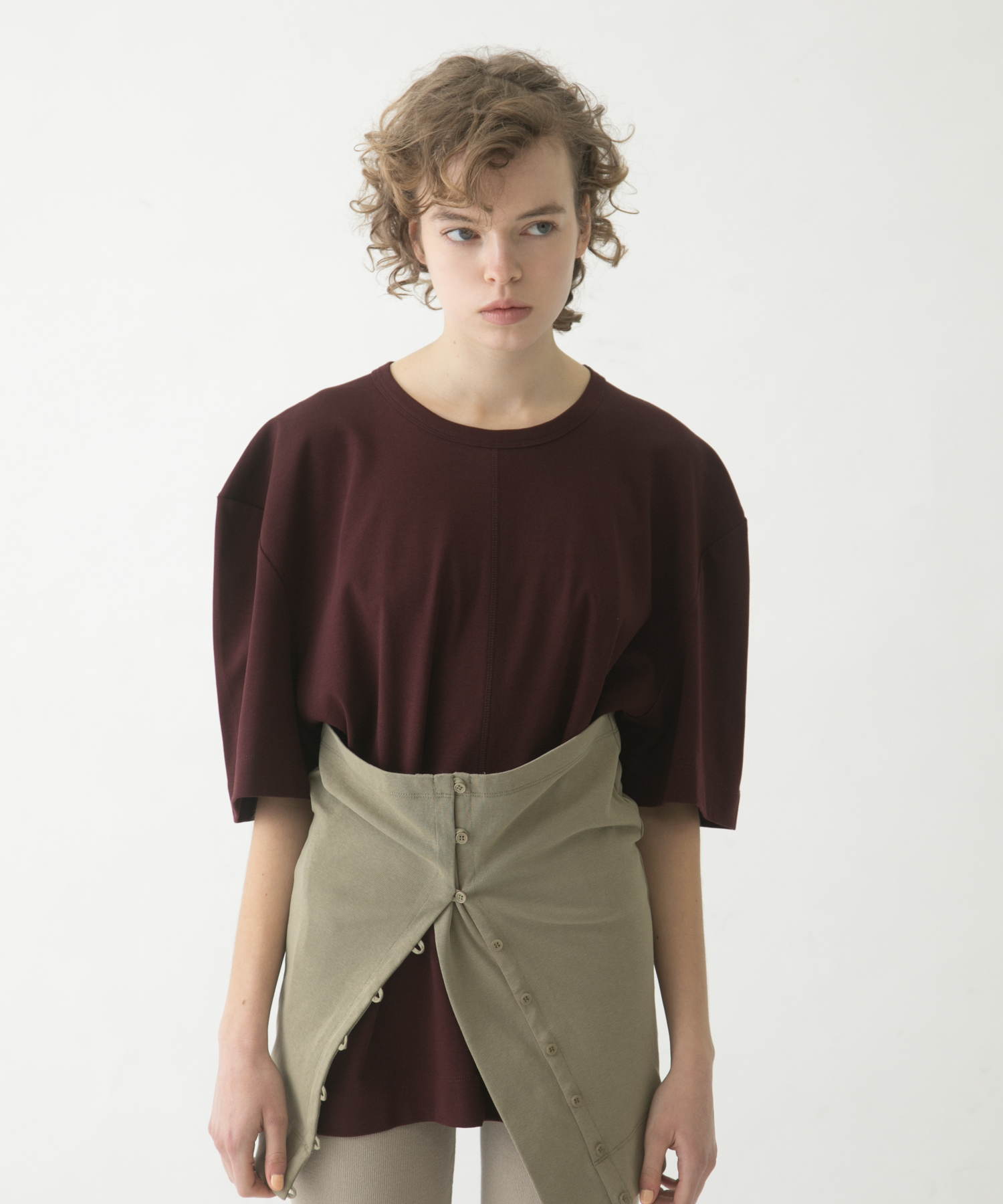 puff shoulder big tee